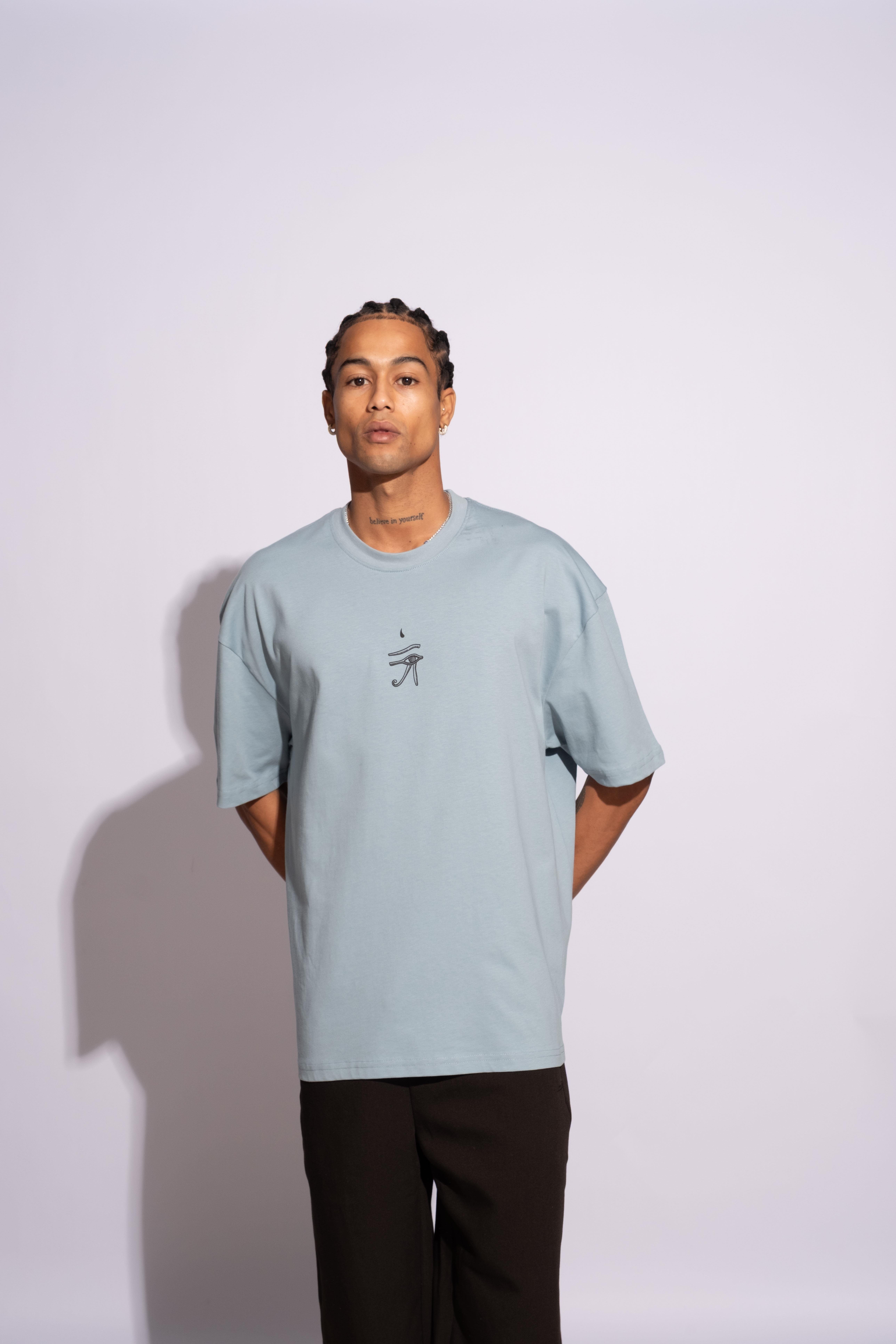 Erkek Oversize Ra Mavi