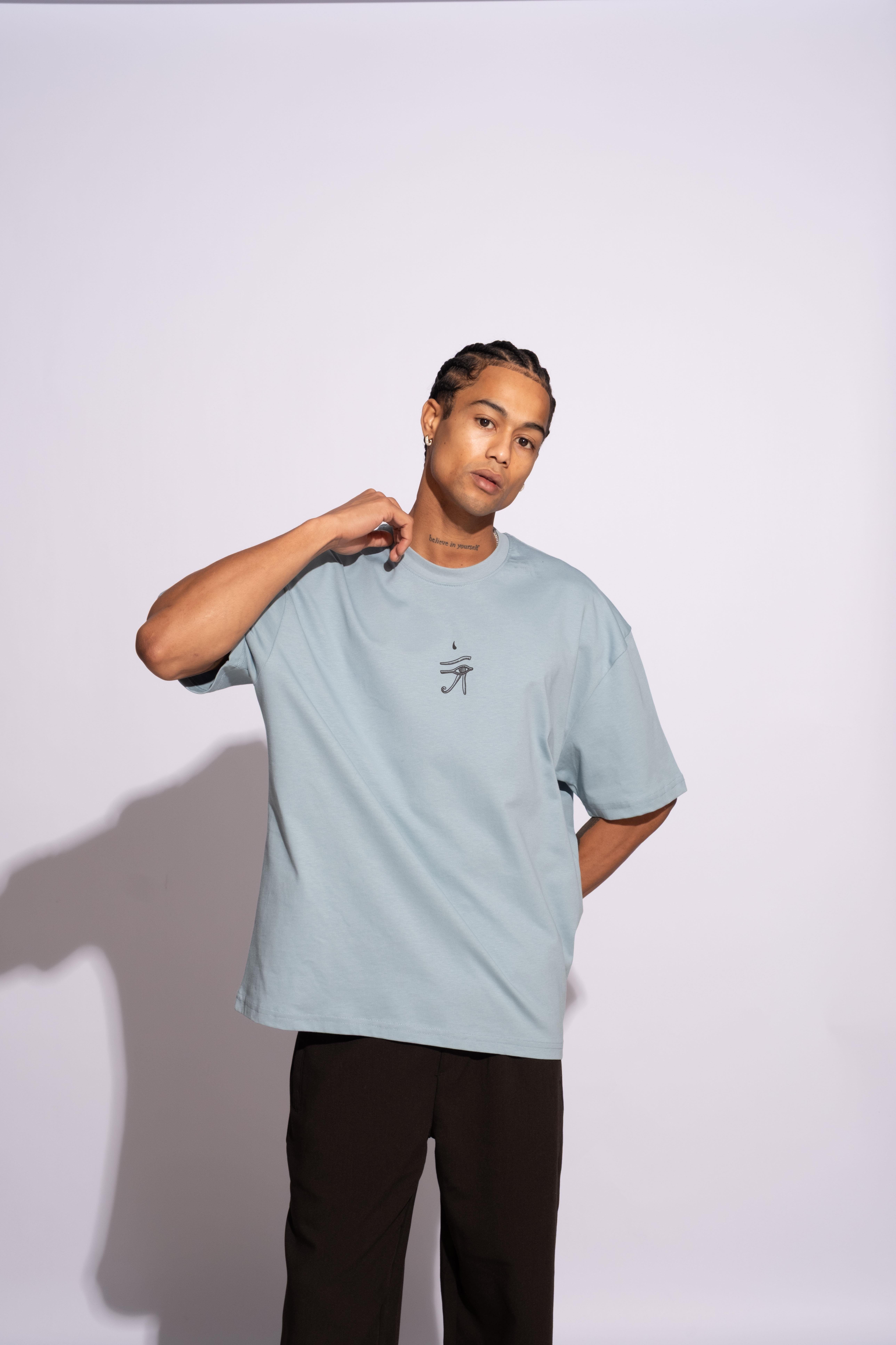 Erkek Oversize Ra Mavi