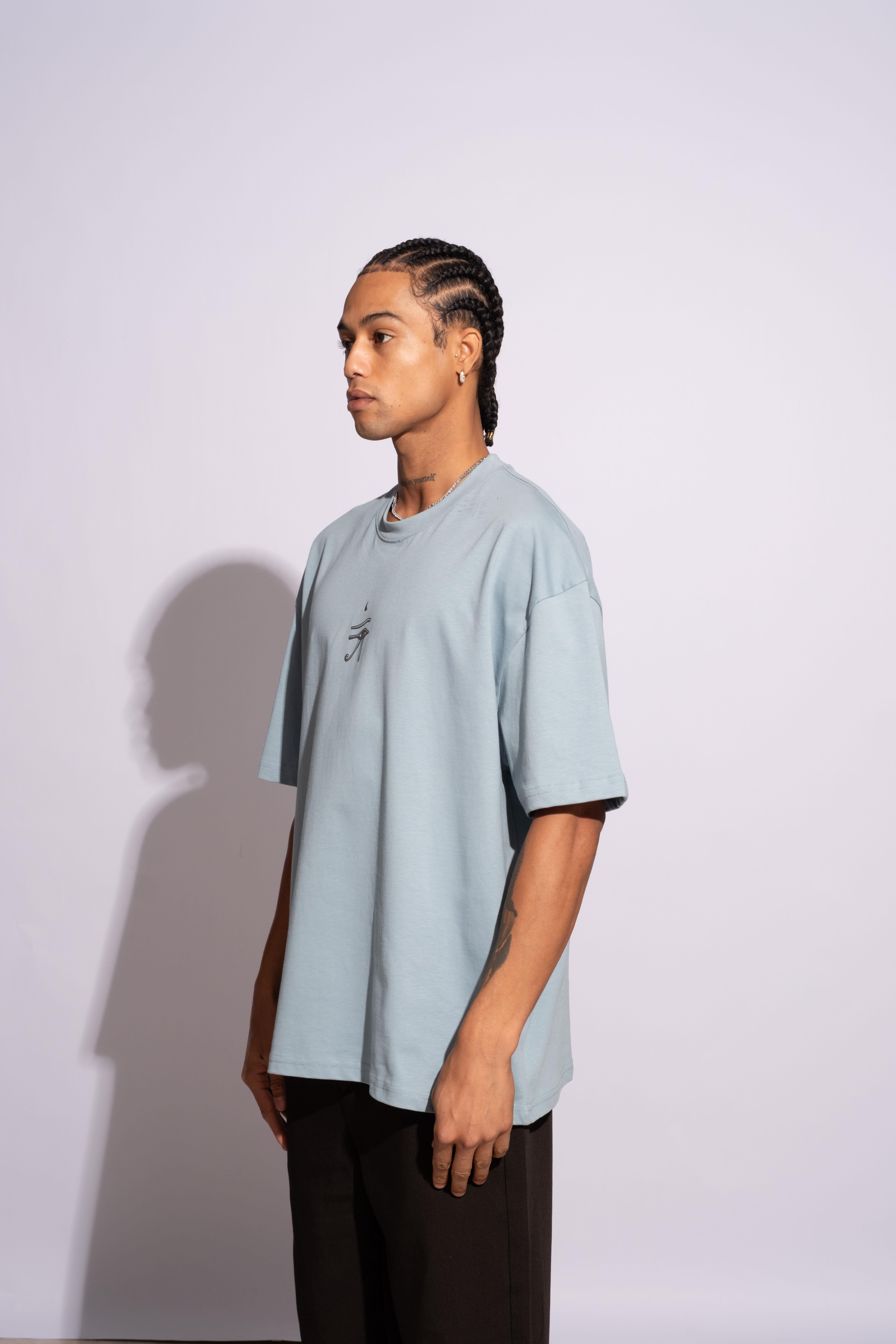 Erkek Oversize Ra Mavi