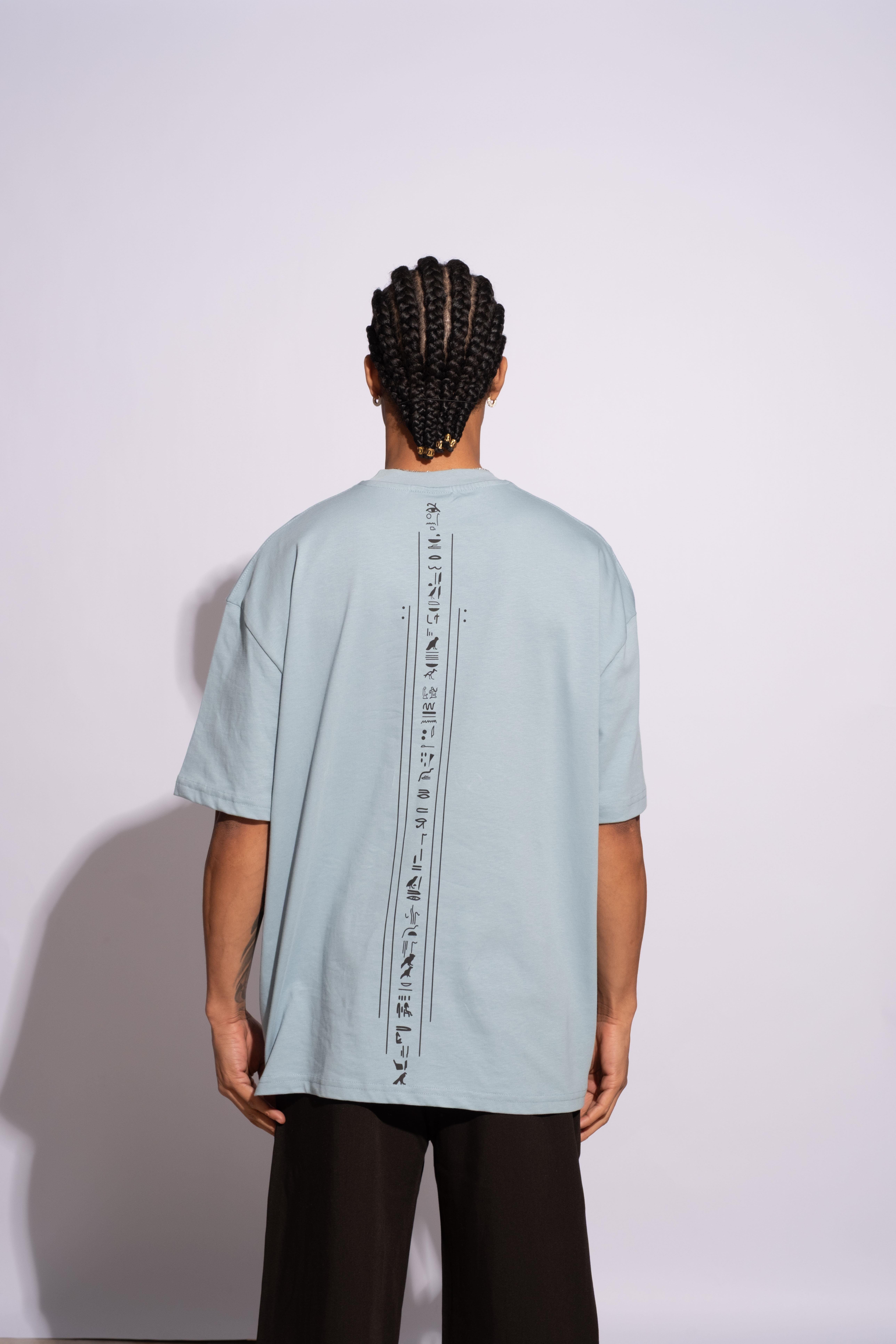 Erkek Oversize Ra Mavi