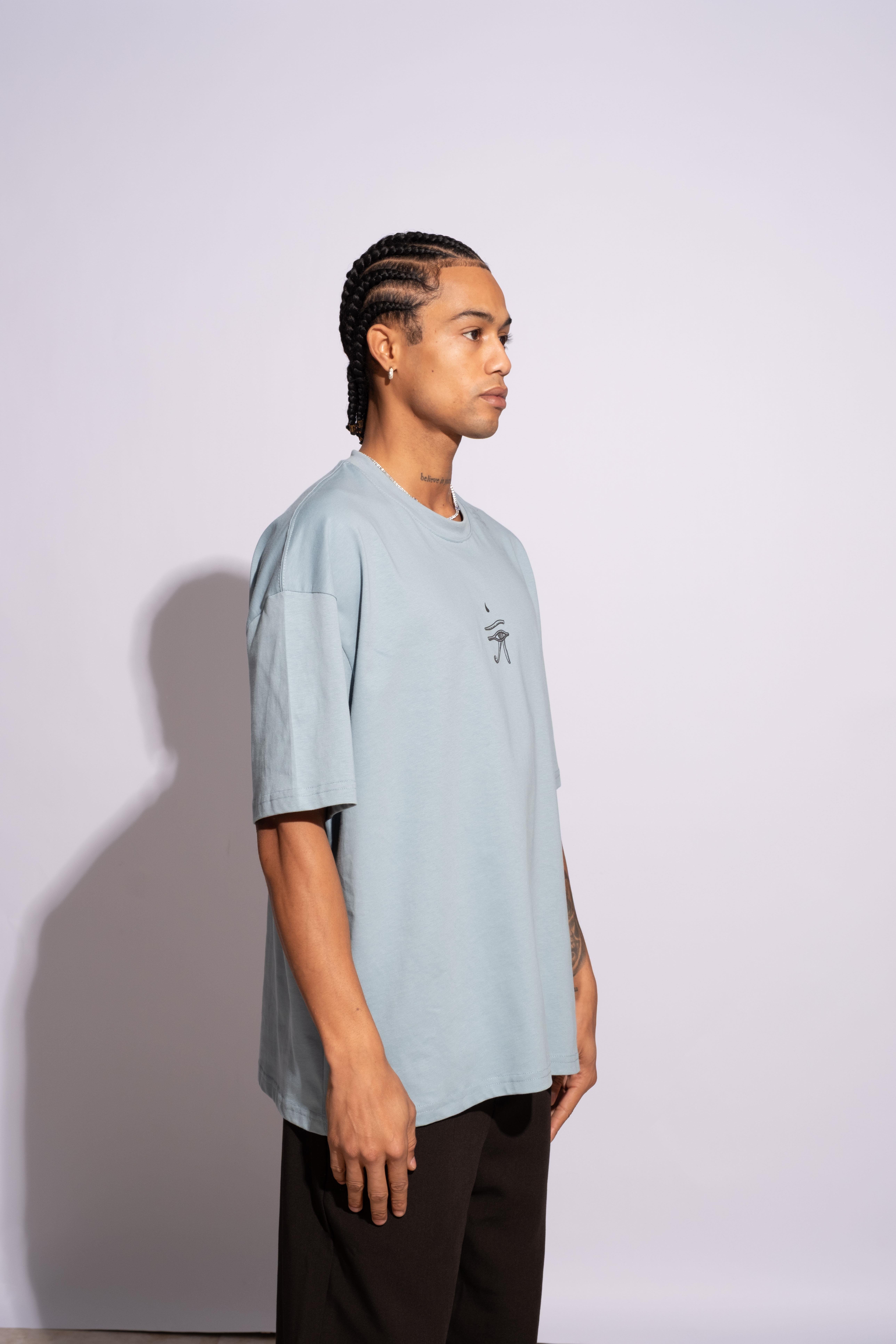Erkek Oversize Ra Mavi