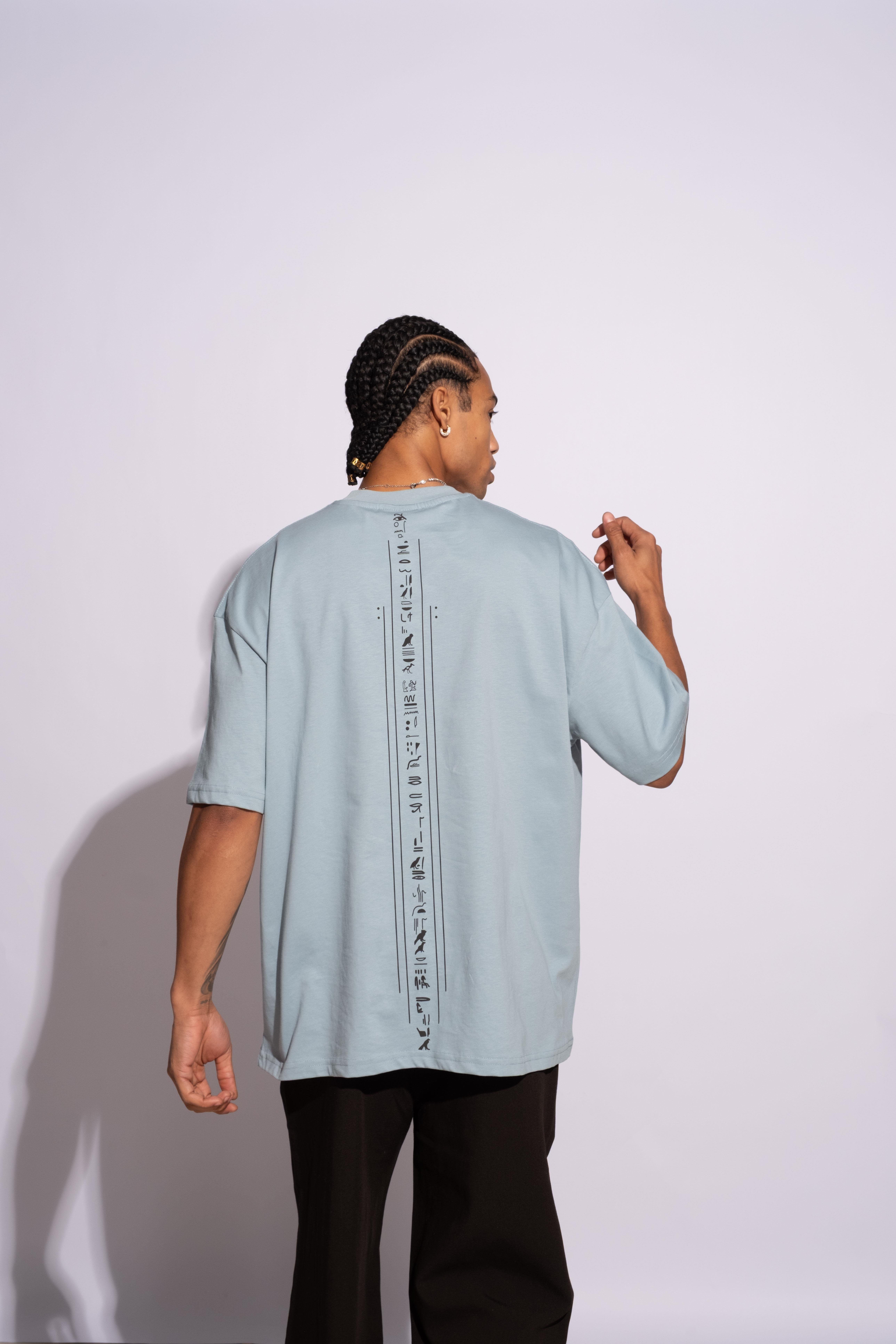 Erkek Oversize Ra Mavi