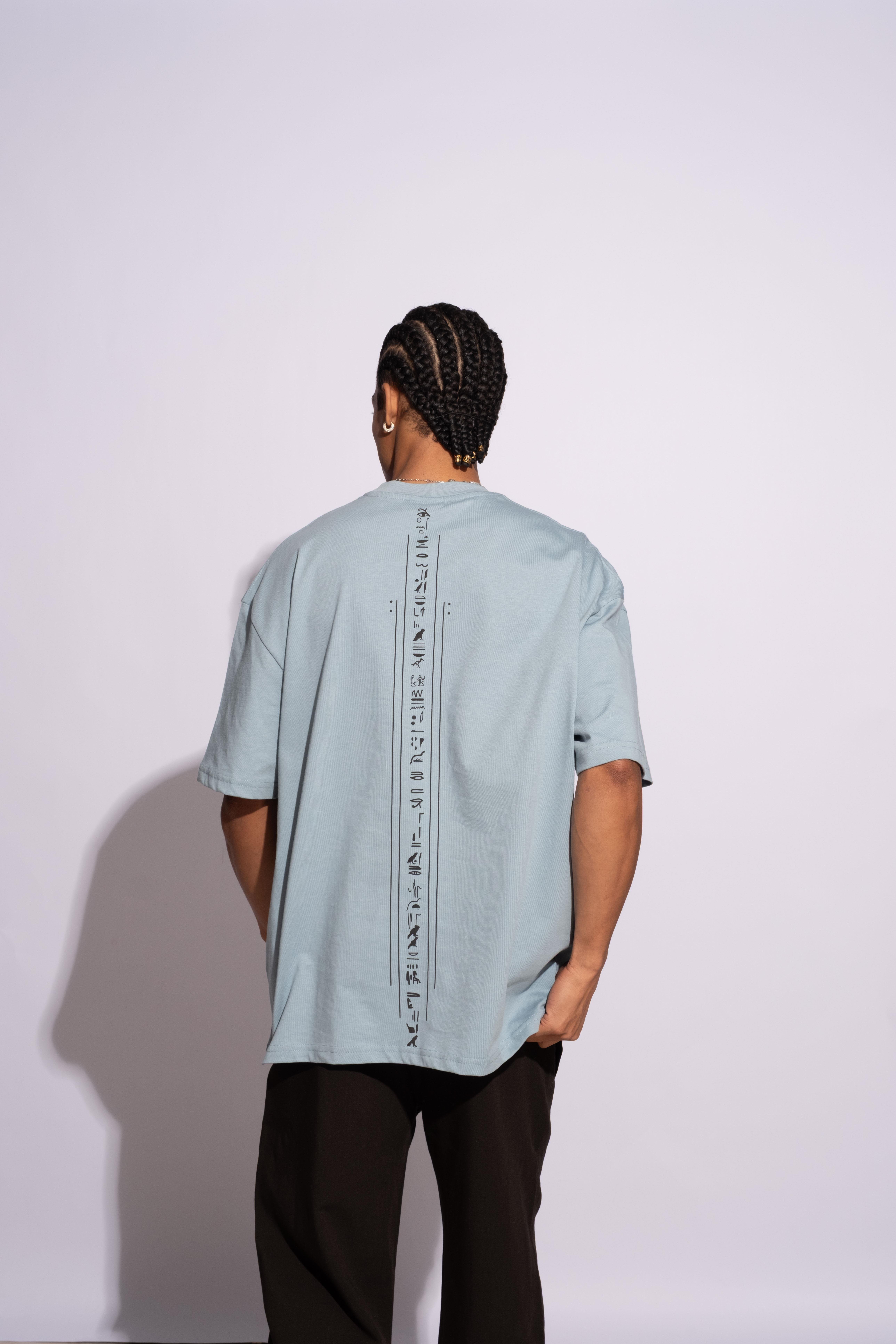 Erkek Oversize Ra Mavi