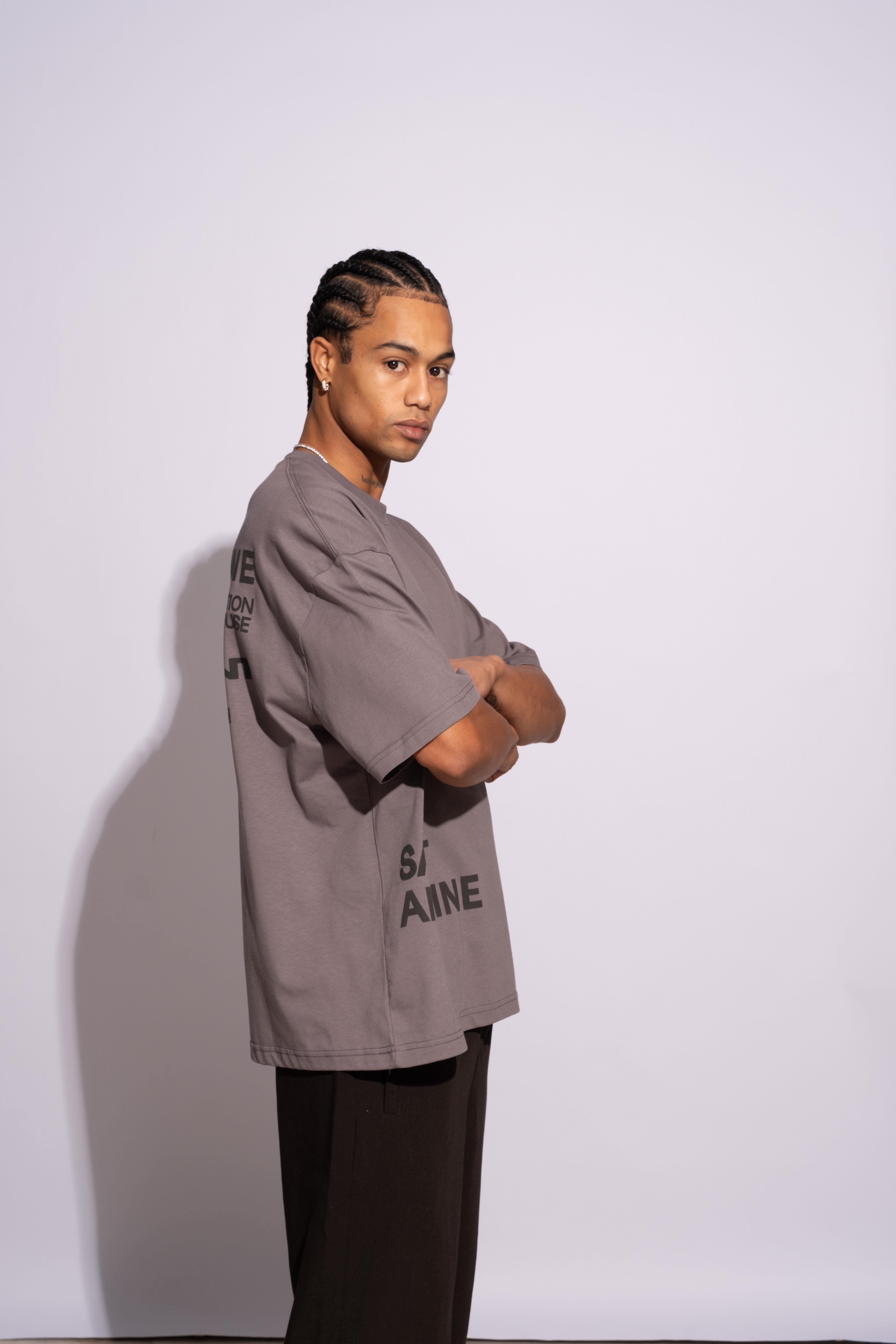 Erkek Oversize Saint Antoinne Gri