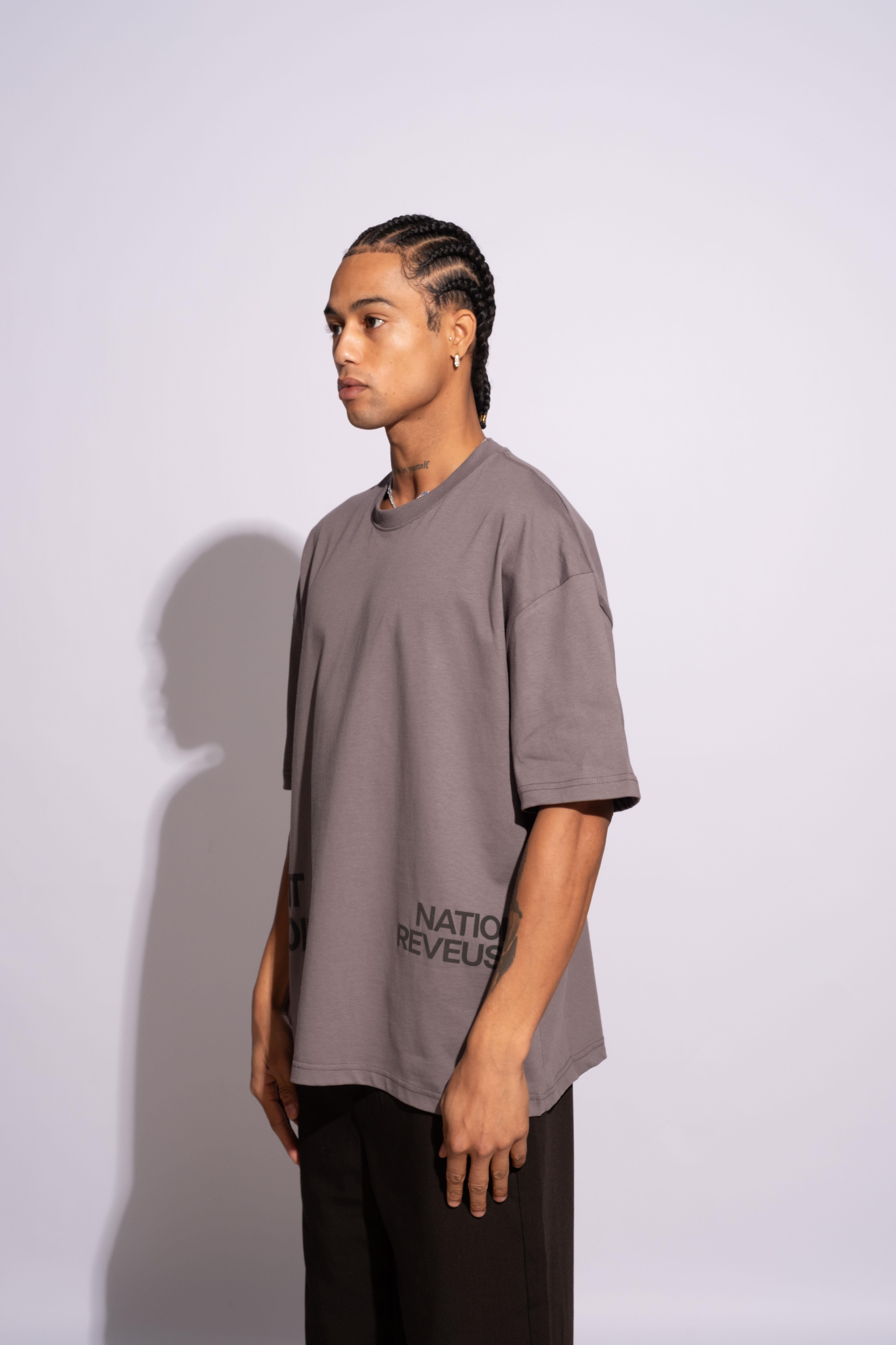 Erkek Oversize Saint Antoinne Gri