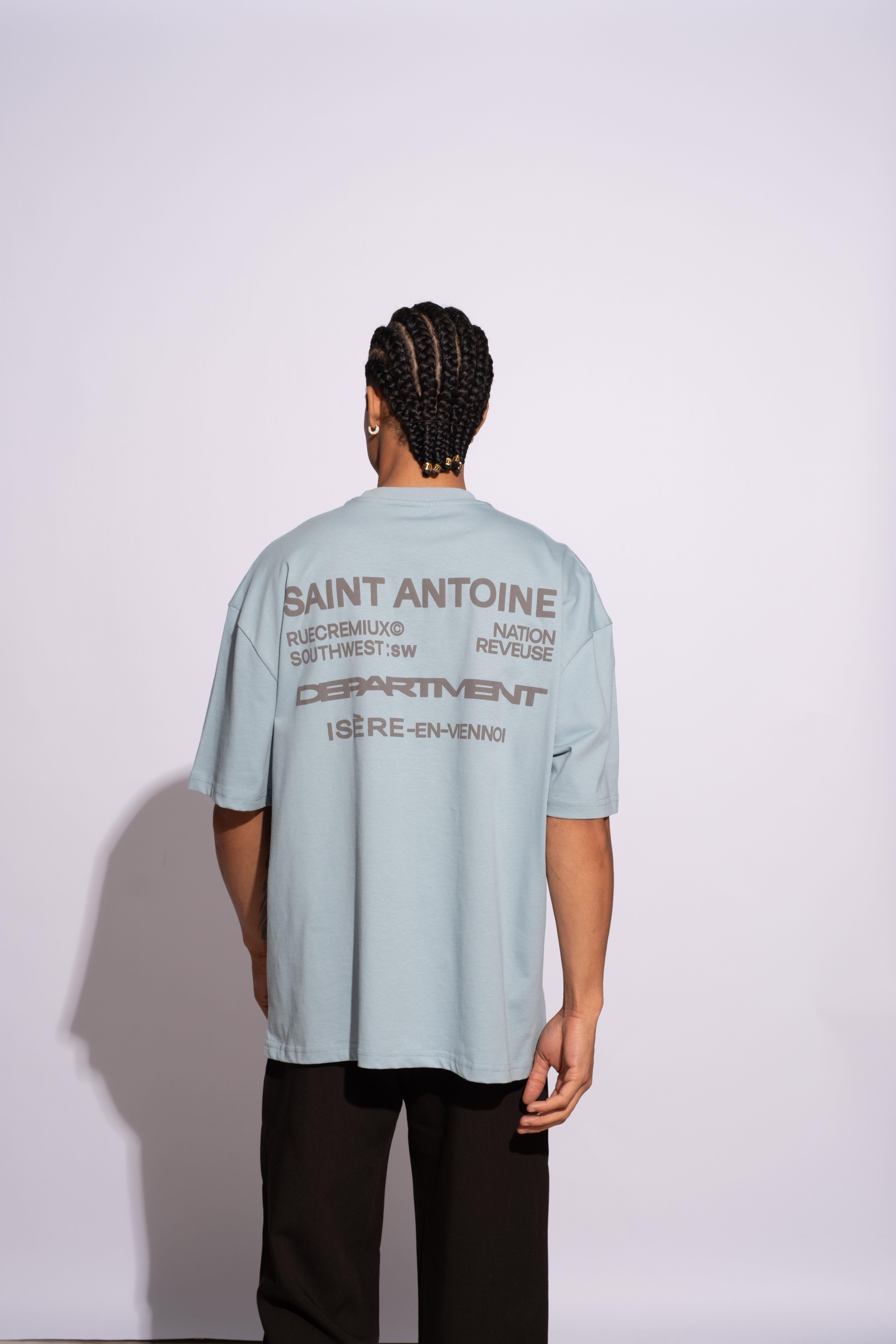 Erkek Oversize Saint Antoinne Mavi