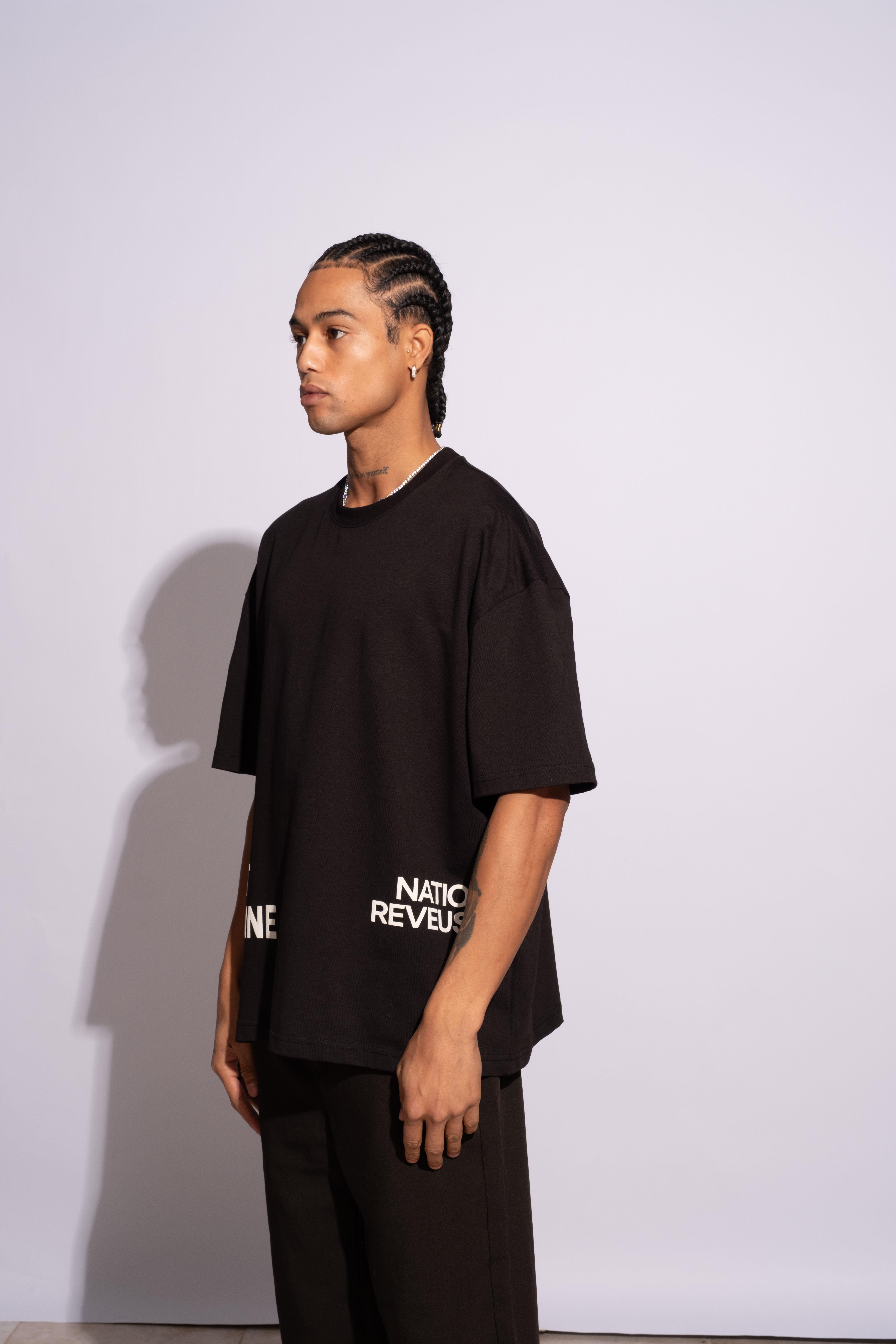 Erkek Oversize Saint Antoinne Siyah