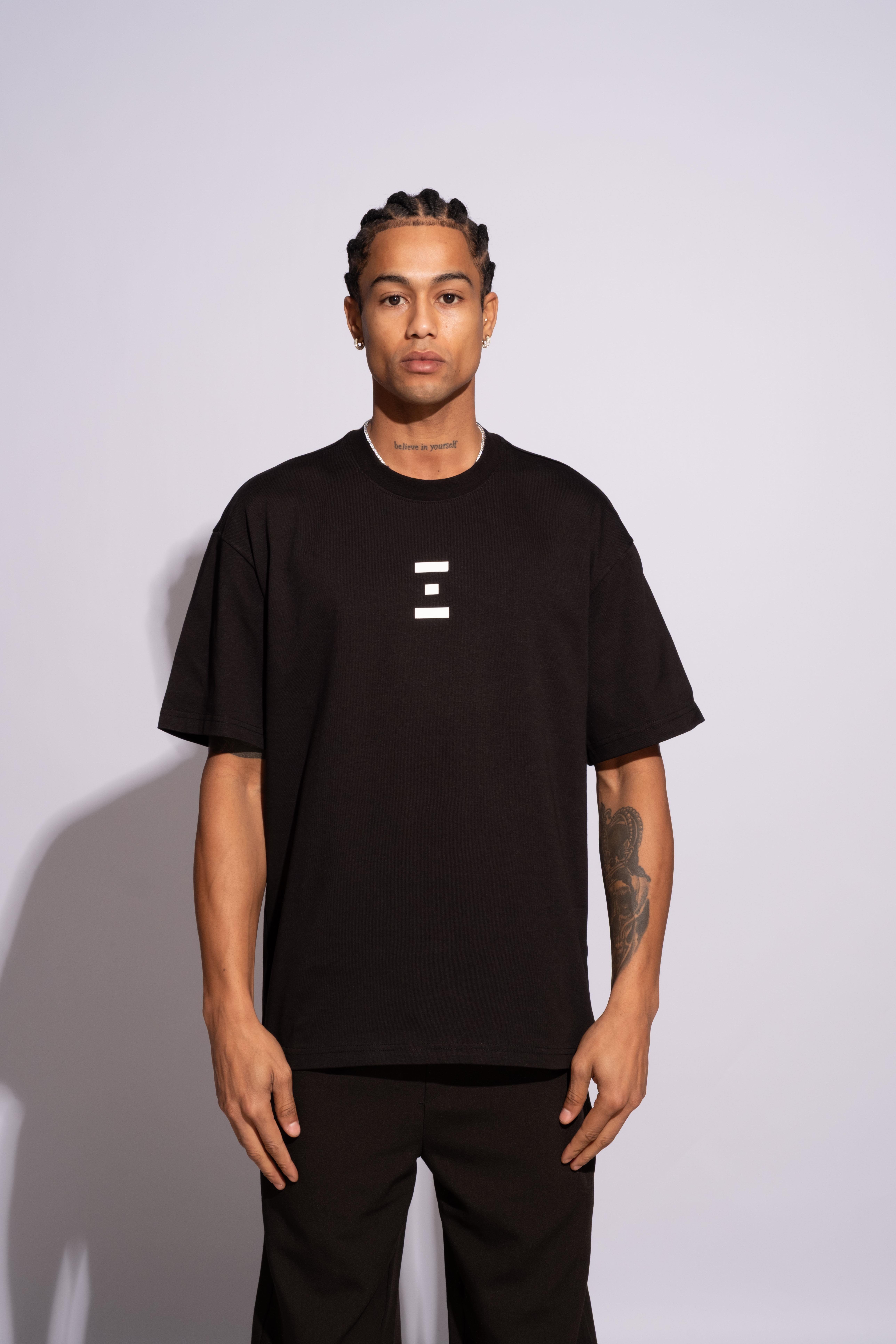 Erkek Oversize Termal Siyah