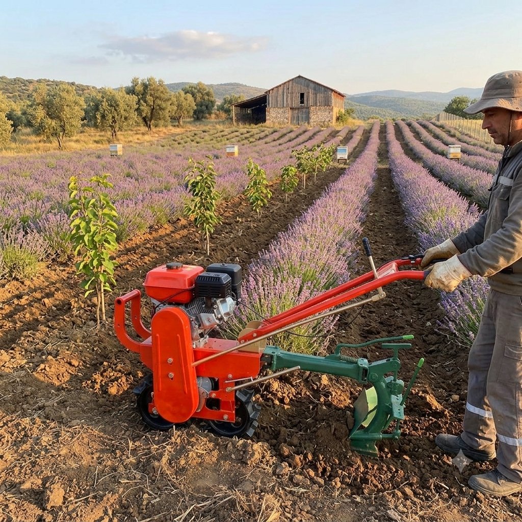 BalatlıBalatlı 7 HP Paletli Benzinli Toprak İşleme Makinesi