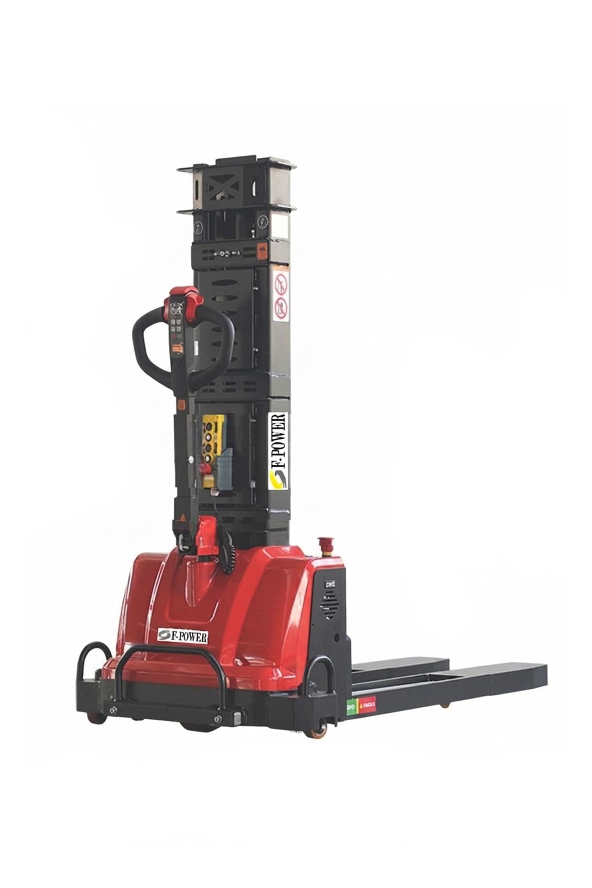 BalatlıKumandalı Tam Akülü Kendisini Yükleyebilen İstif Makinesi 1200 Kg 48V 30Ah