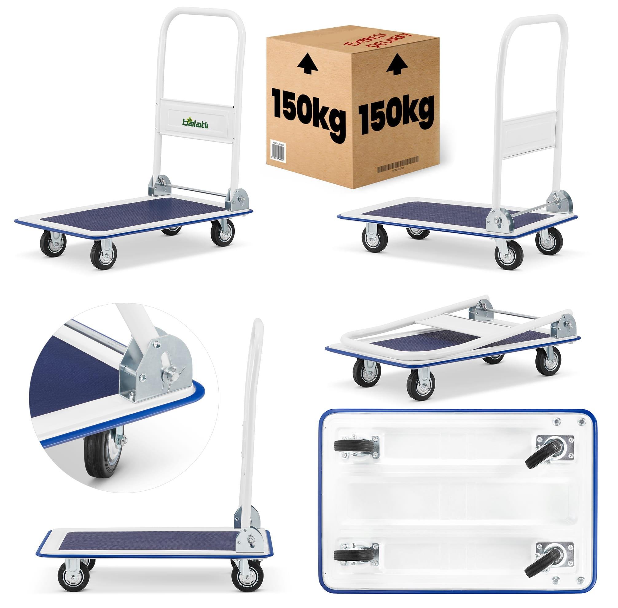 Katlanabilir Paket ve Koli Taşıma Arabası PH150