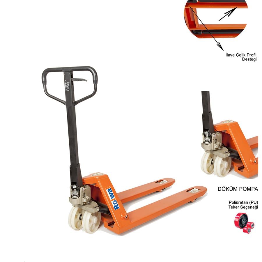 Rolwal 3.8 Ton Döküm Pompa Transpalet FP-TR-38-B