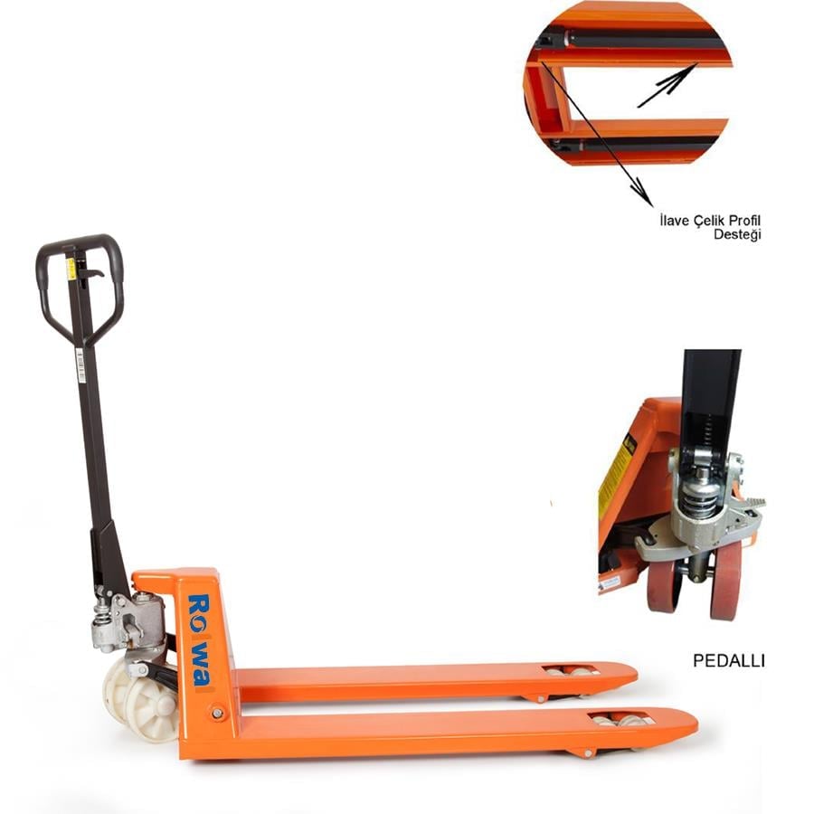 Rolwal 3 Ton Döküm Pompa Transpalet FP-TR-BF-3T