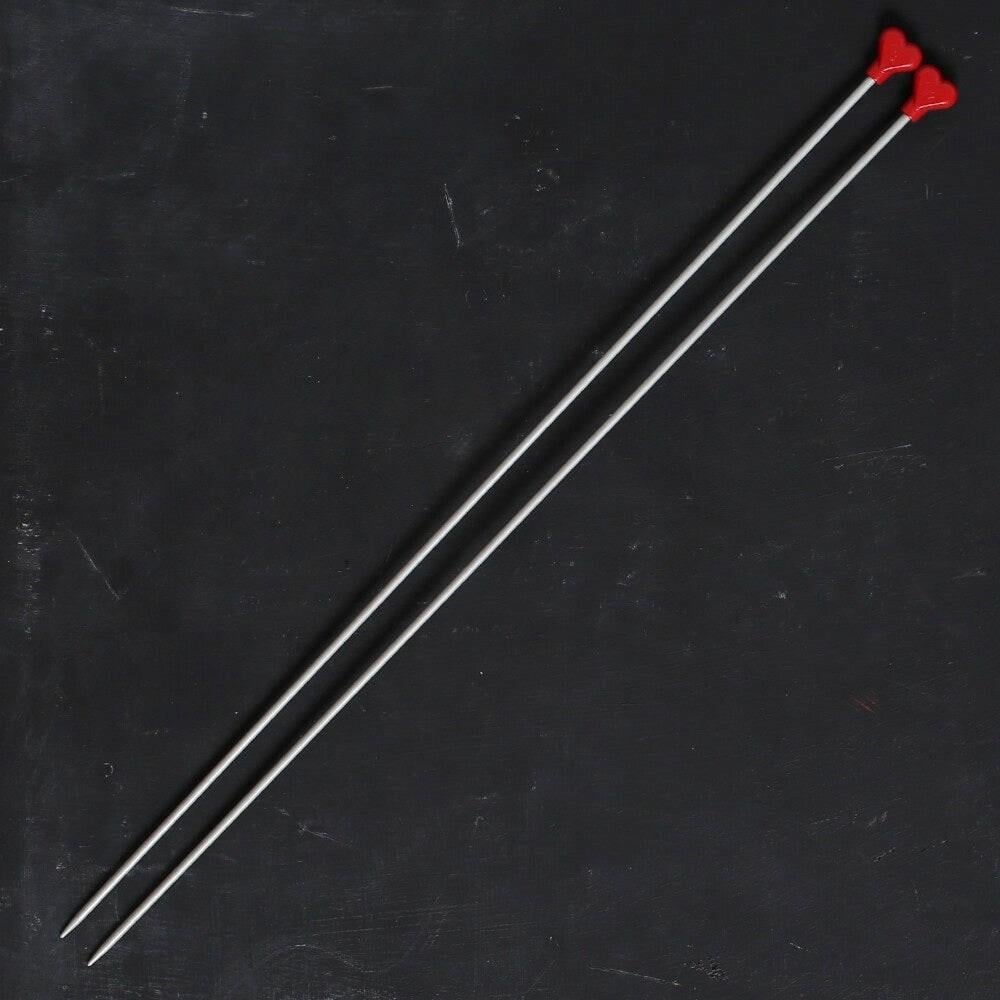 ADDI KALPLİ 3MM 40CM KLASİK ALÜMİNYUM ÖRGÜ ŞİŞİ -