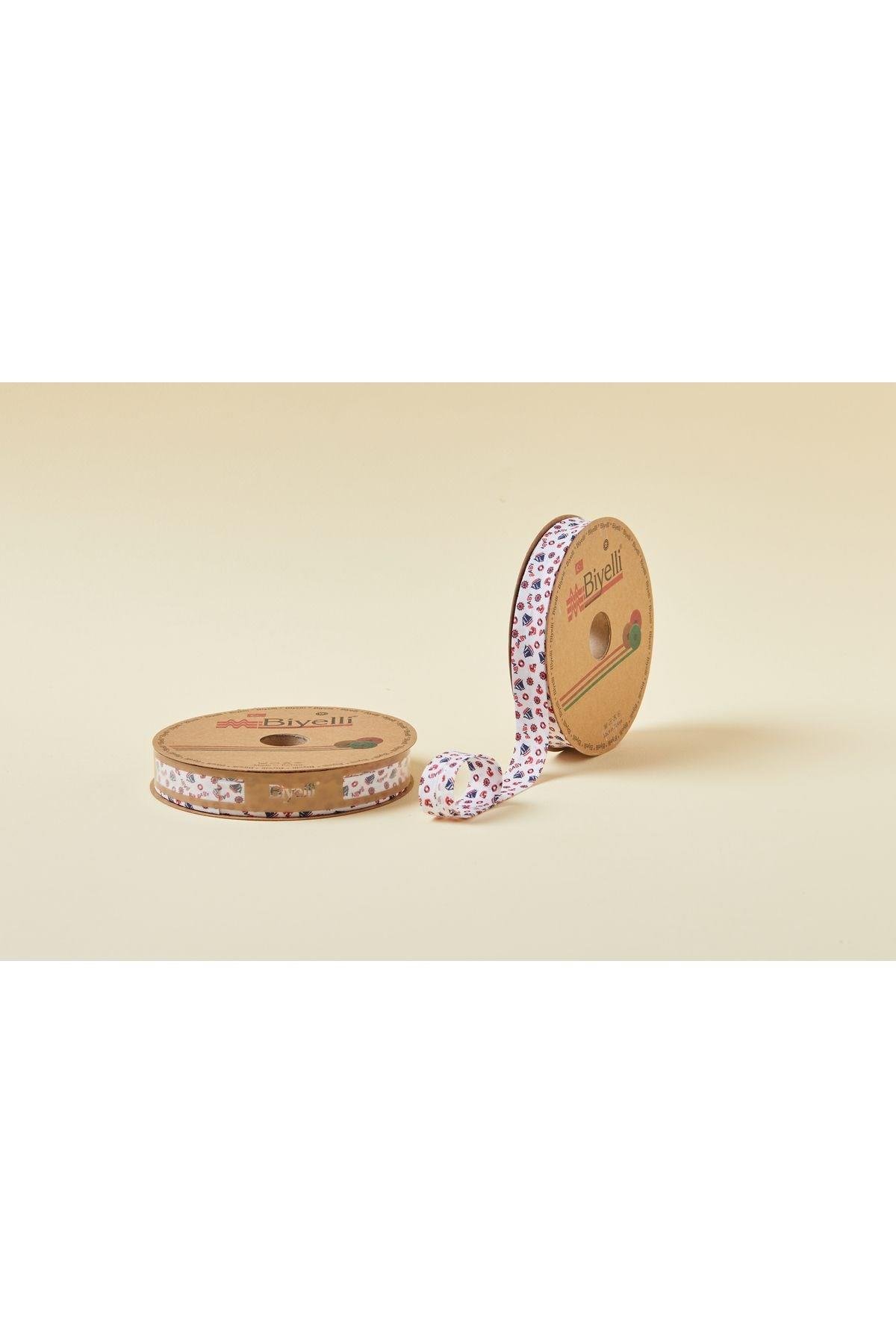 Biye Desenli Katlı A05 Gemici 2 cm 25 Metre %65 Koton %35 Polyester