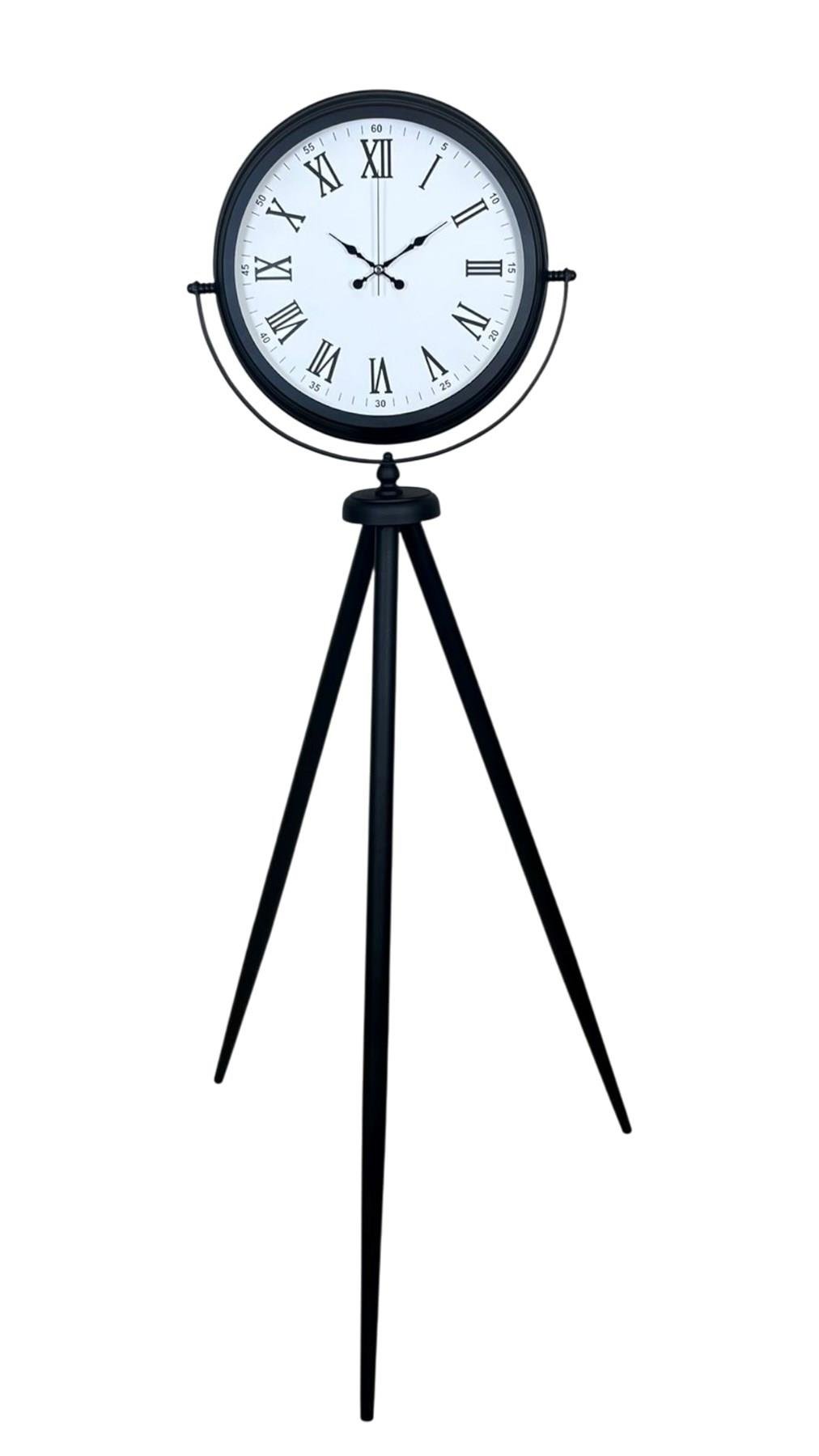 Black Elegance Tripod Ayaklı Saat