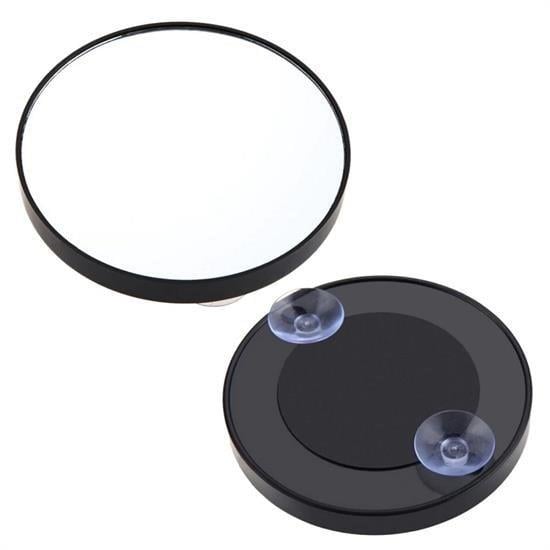 BUFFER® 10x Büyüteçli Vantuzlu Pratik Kullanışlı Makyaj Lens Traş Aynası