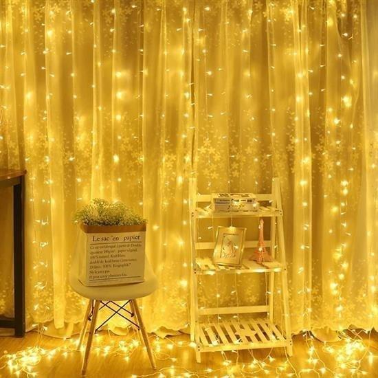 BUFFER® 2x2 Metre 320 Led 8 Fonskiyonlu Dekoratif Led Günışığı Perde