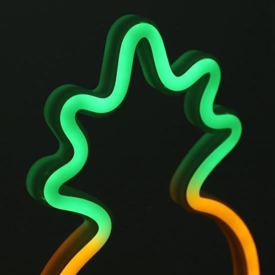 BUFFER® Dekoratif Ananaslı Neon Led Masa Ve Gece Lambası Hediyelik Lamba