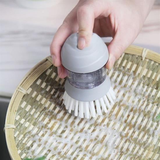BUFFER® Deterjan Hazneli Kolay Bulaşık Yıkama Fırçası Bulaşık Sünger