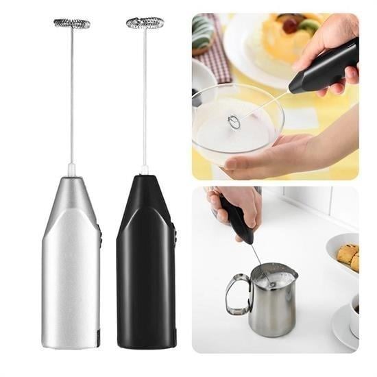 BUFFER® El Çırpıcısı Pilli Mini Portatif Mutfak Mikseri Köpürtme Aleti