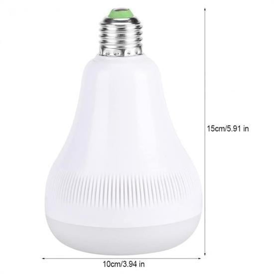 BUFFER® Kumandalı Bluetooth Hoparlör Ampul LD-37