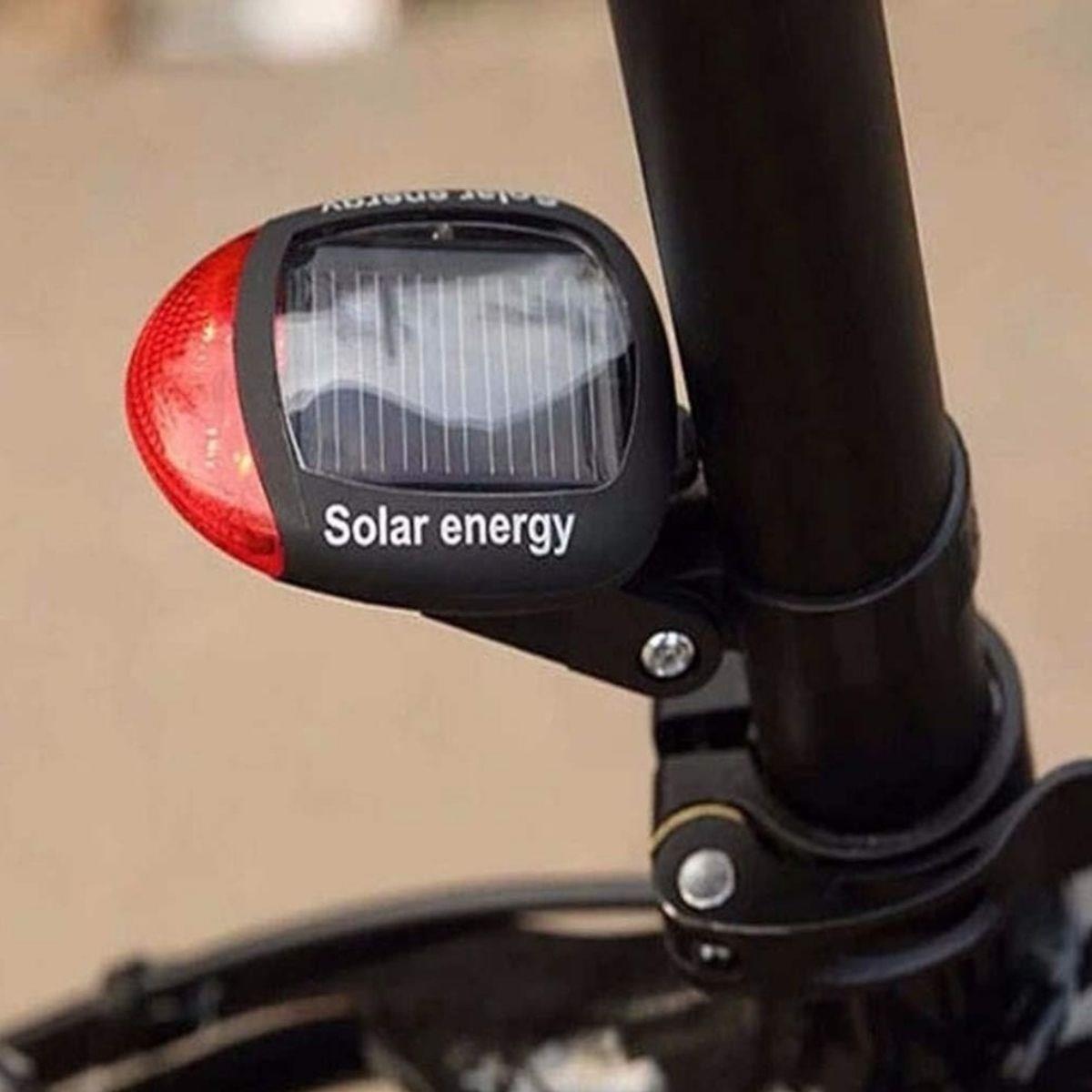 BUFFER® LED Güneş Enerjisi ile Şarj Edilebilir Bisiklet Kuyruk Lambası Solar Bisiklet Lambası