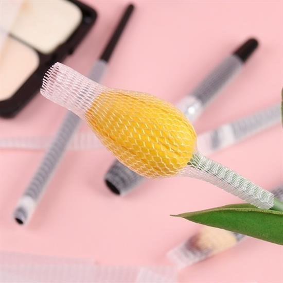 BUFFER® Makyaj Far Allık Kontür Eyeliner Fırça Malzemeleri Ürünleri Koruyucu File Kapak Örgü Kılıf S