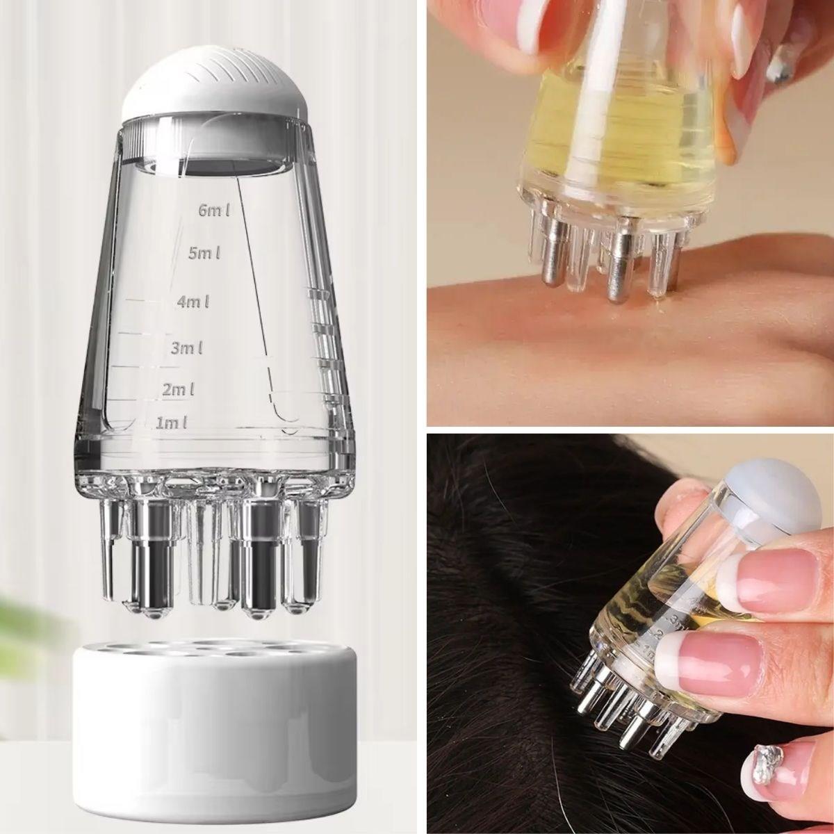 BUFFER® Mini Saç Derisi ve Cilt Bakım Serum Aplikatörü Saç Serum Şişesi