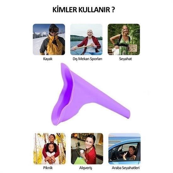 BUFFER® Piez Kadınların İçin Hijyenik Ayakta İşeme Temiz Tuvalet Aparatı