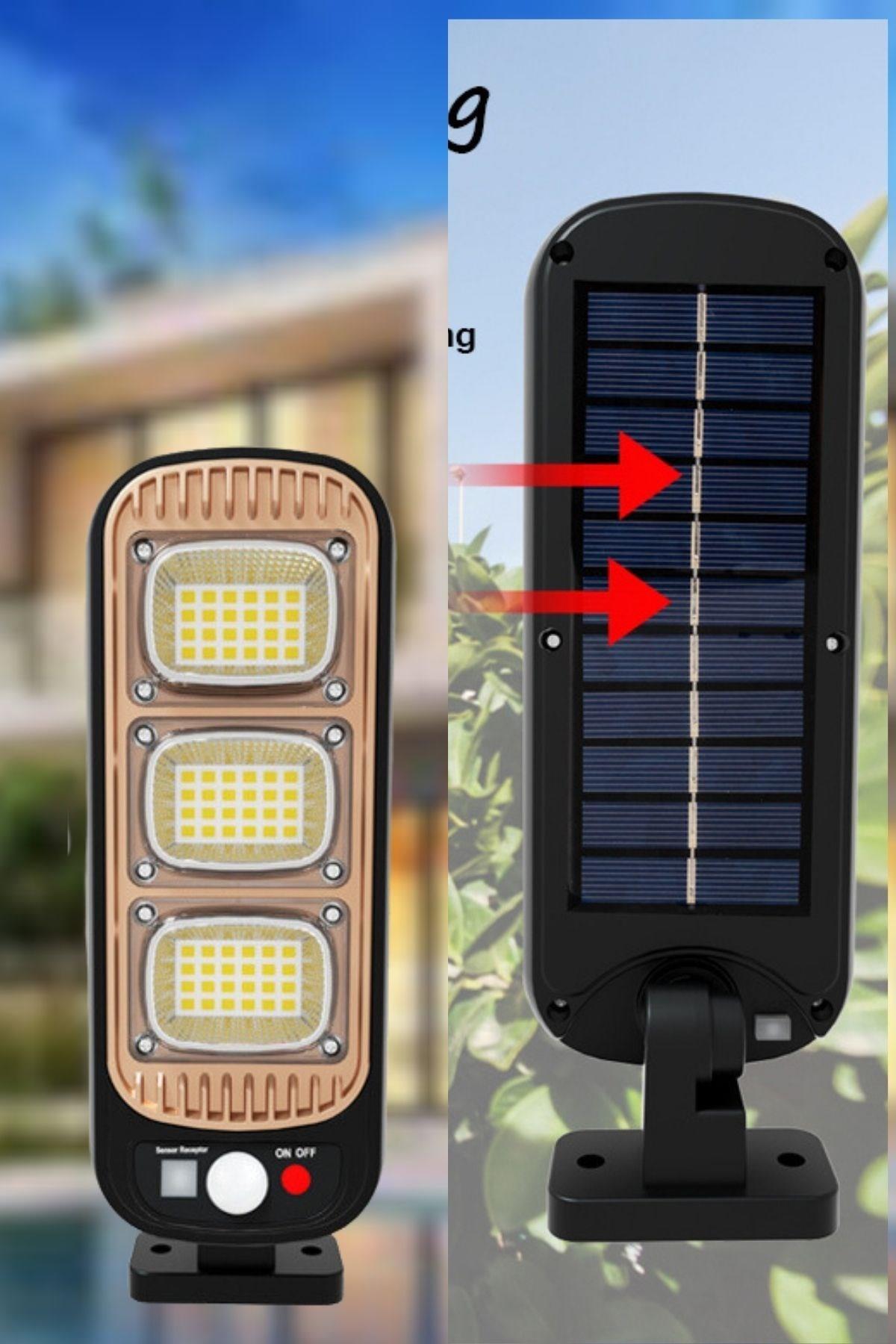 BUFFER® Sensörlü Güneş Enerjisi İle Şarj Olabilen Duvara Monte Solar Aydınlatma  GL-84069