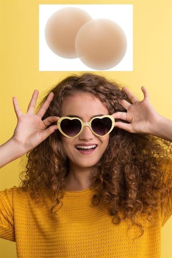 BUFFER® Silikon Göğüs Ucu Kapatıcı Gizleyici Bant Aparat  Nipple Pad