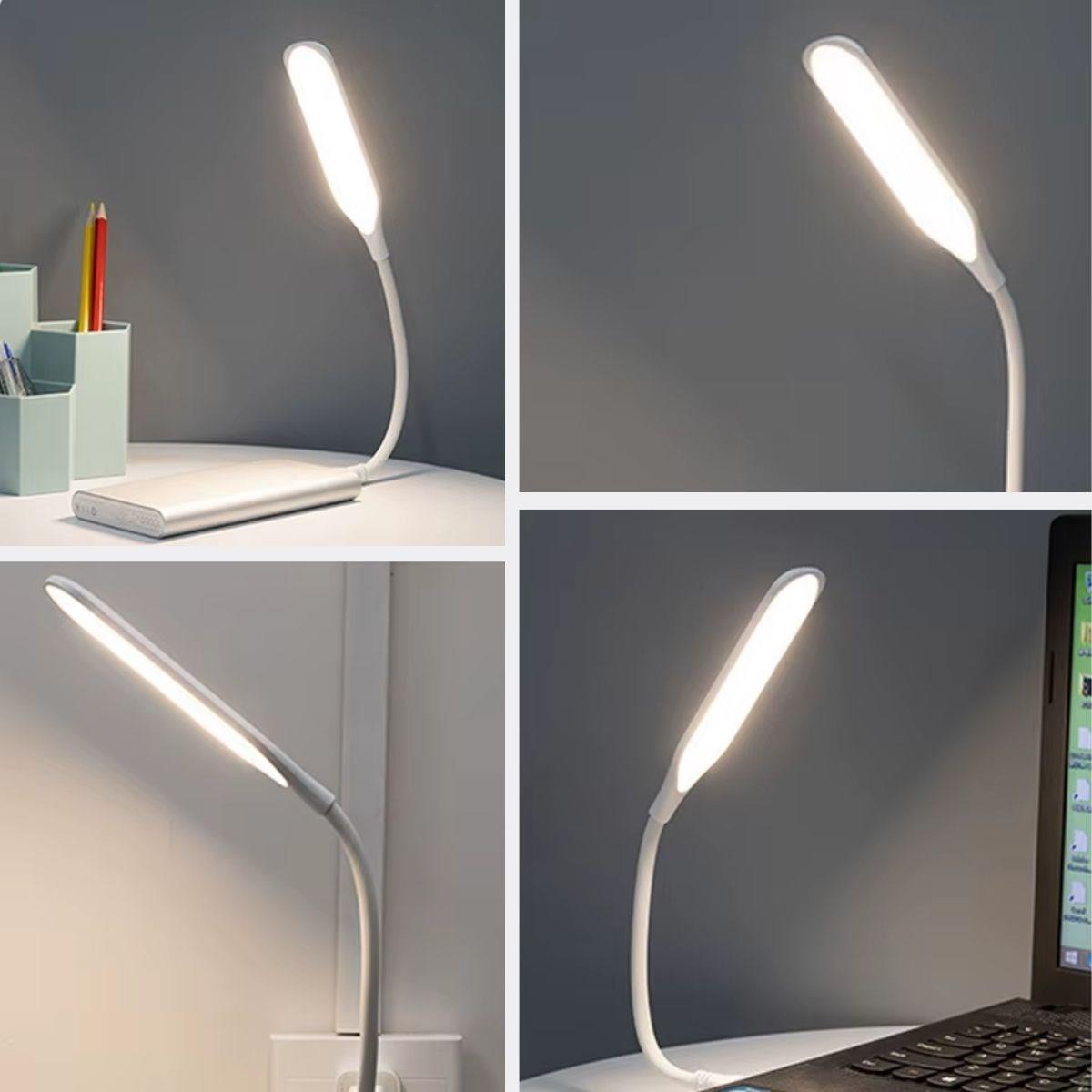 BUFFER® USB Girişli 14 Ledli 3 Kademeli Dokunmatik Masa/Kitap Okuma Lambası Ledi Beyaz