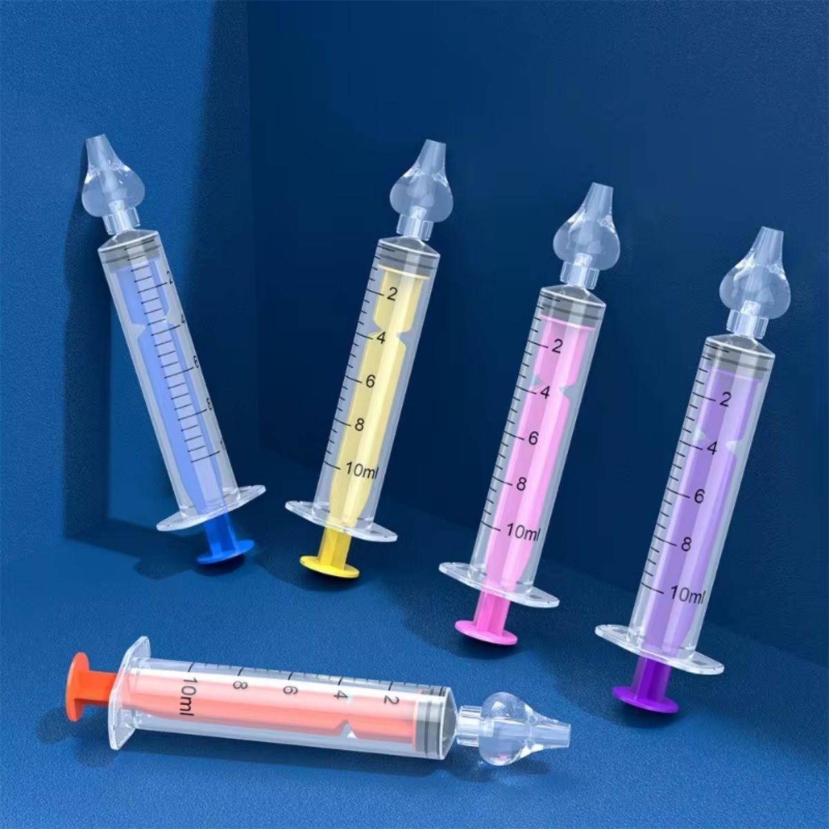 BUFFER® Yeniden Kullanılabilir, Manuel Burun Temizleyici 10ml Kapasiteli Burun Açıcı Şırınga