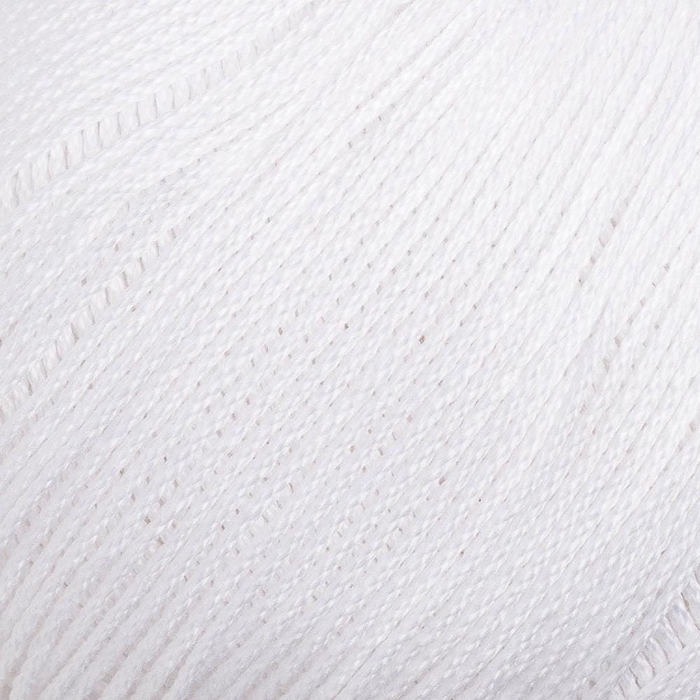 La Mia Lux Mercerized Cotton Beyaz El Örgü İpi - 2 - 33742