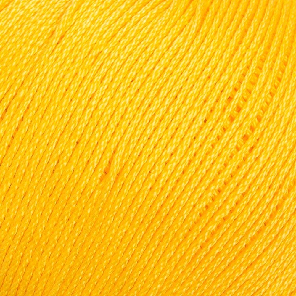 La Mia Lux Mercerized Cotton Koyu Sarısı El Örgü İpi - 181 - 33754