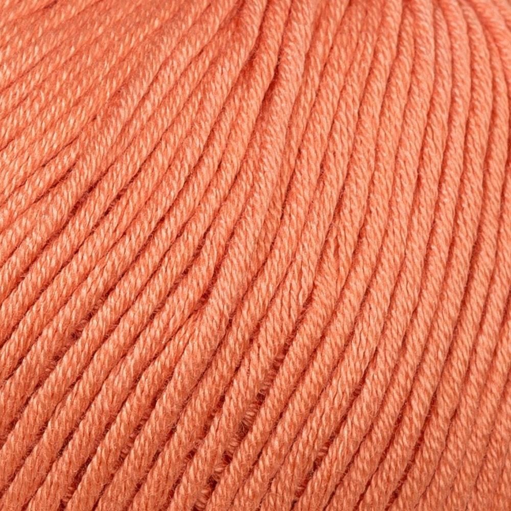 La Mia Mercerized Cotton Turuncu El Örgü İpi - 201 - 33581