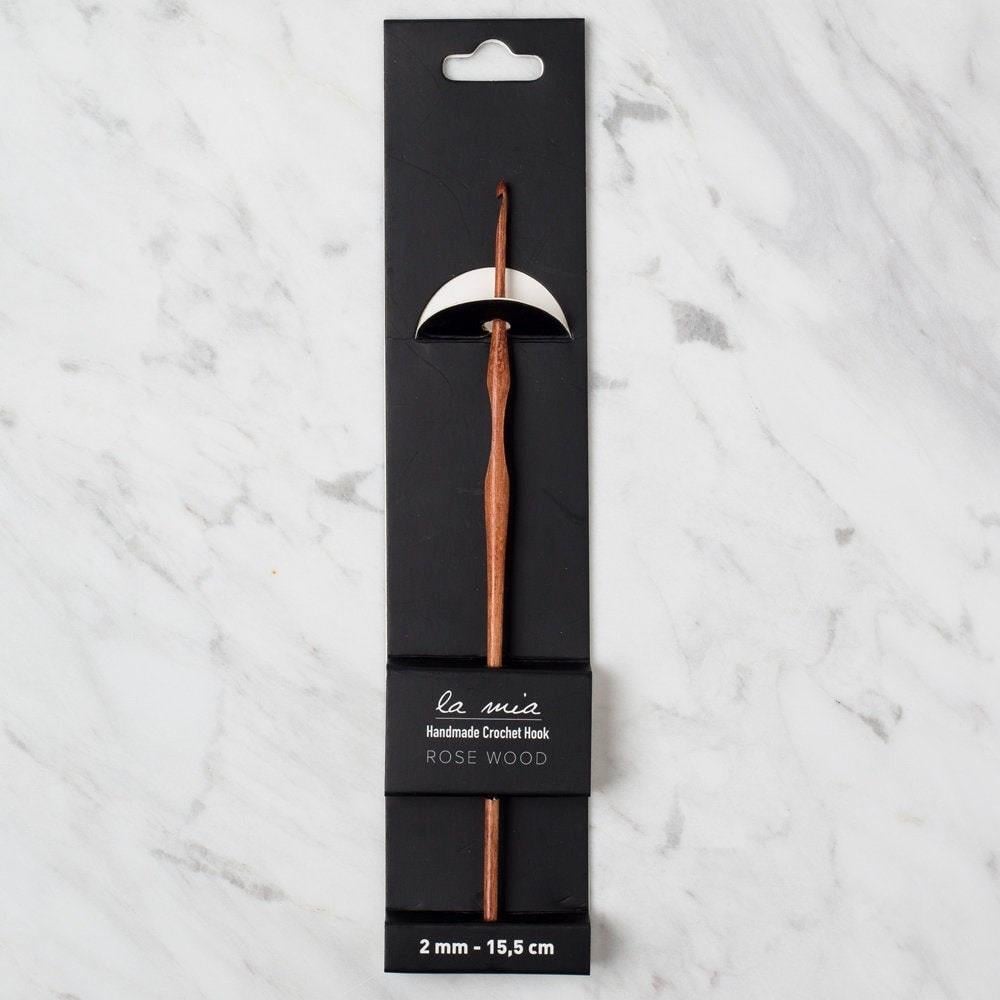 La Mia Rosewood 2 mm 15.5 cm Ahşap Yün Tığ