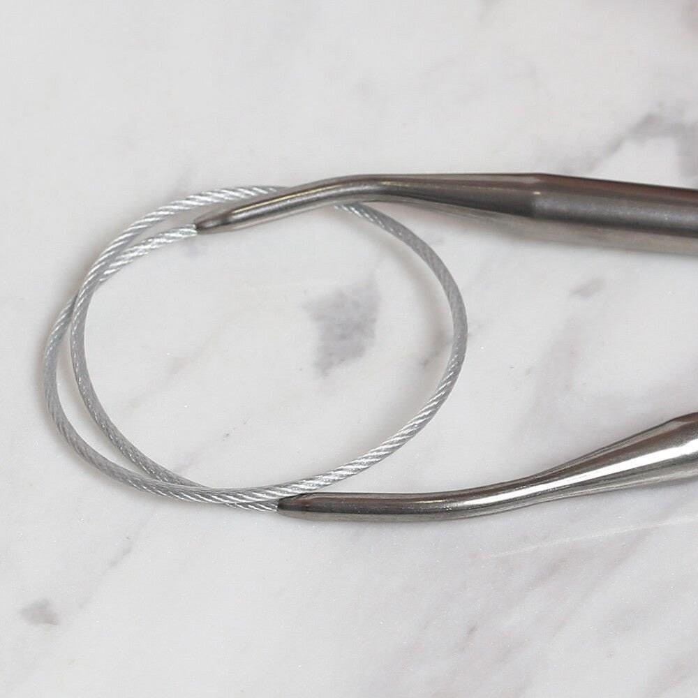 LOREN CRAFTS 7 MM ÇELİK MİSİNALI ŞİŞ  40 CM