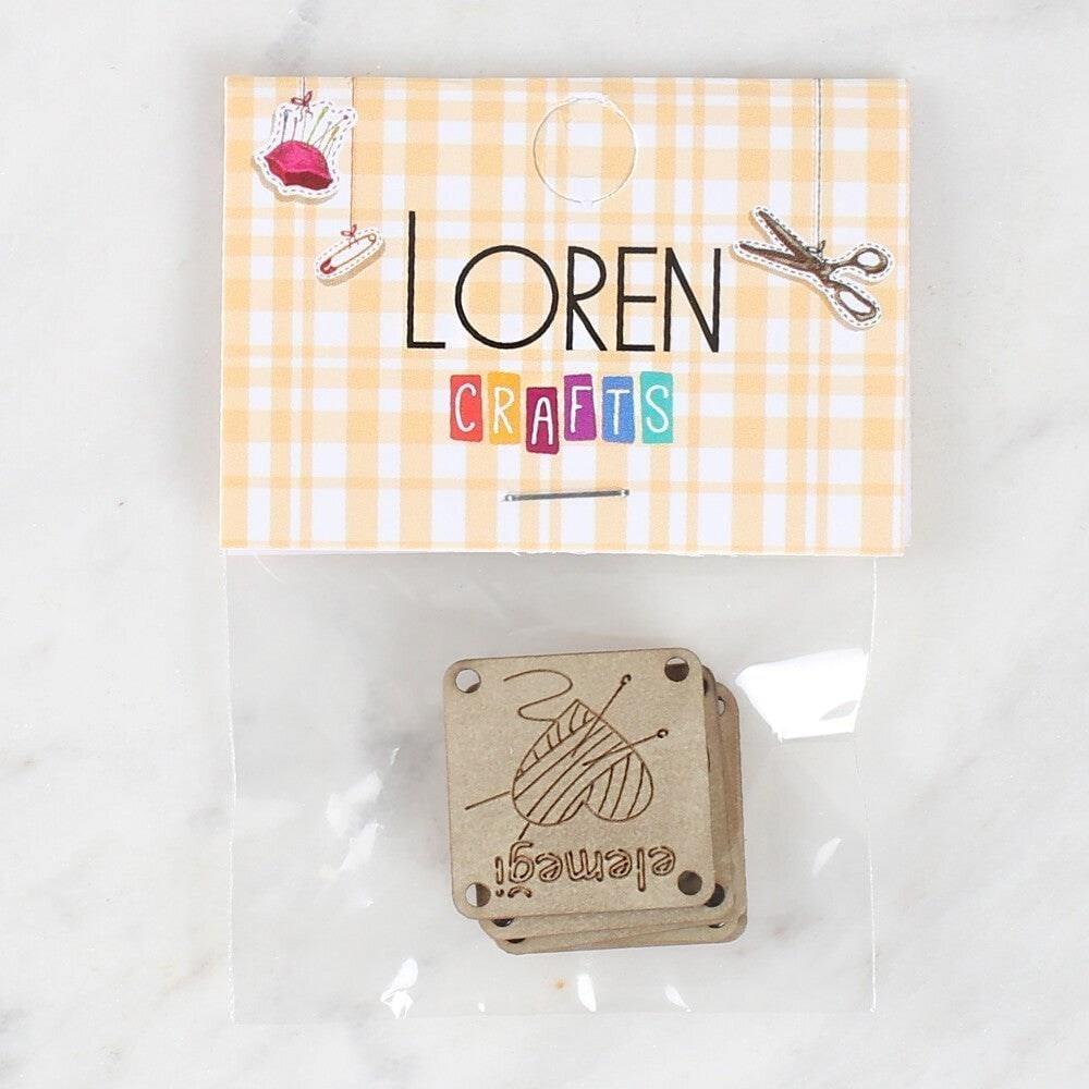 Loren Crafts Elemeği Deri Arma 5 Adet - 1569