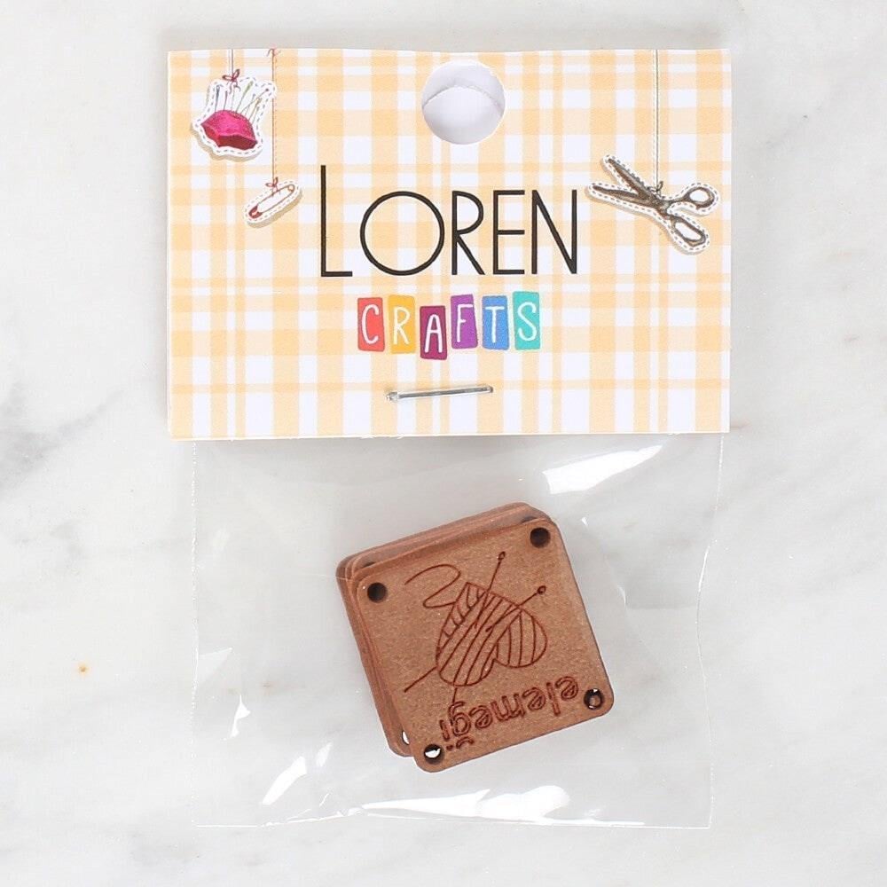 Loren Crafts Elemeği Deri Arma 5 Adet - 1571