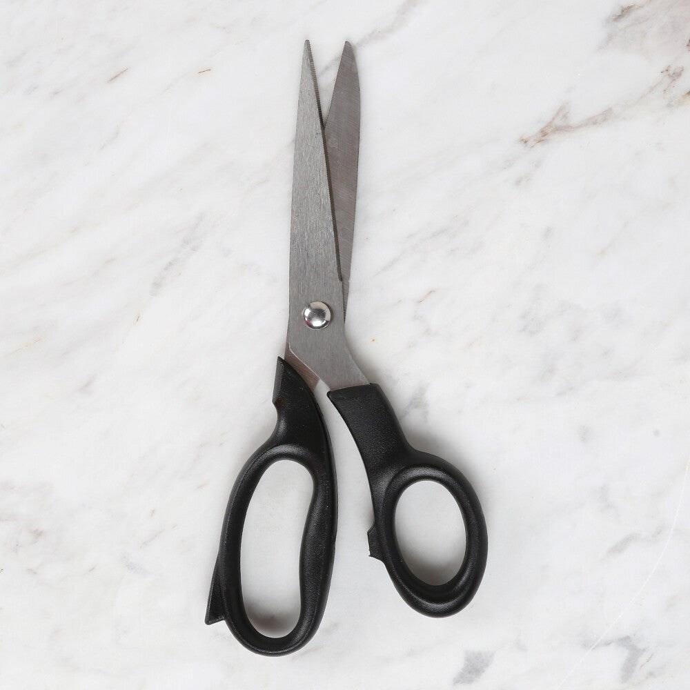 Loren Crafts Plastik Saplı Titanyum Makas Siyah LR
