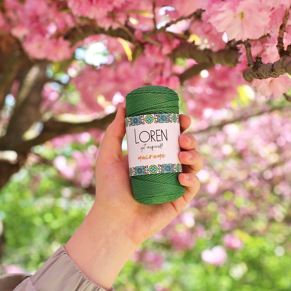 Loren Macrame Kırmızı El Örgü İpi - RM 0100 - 34334