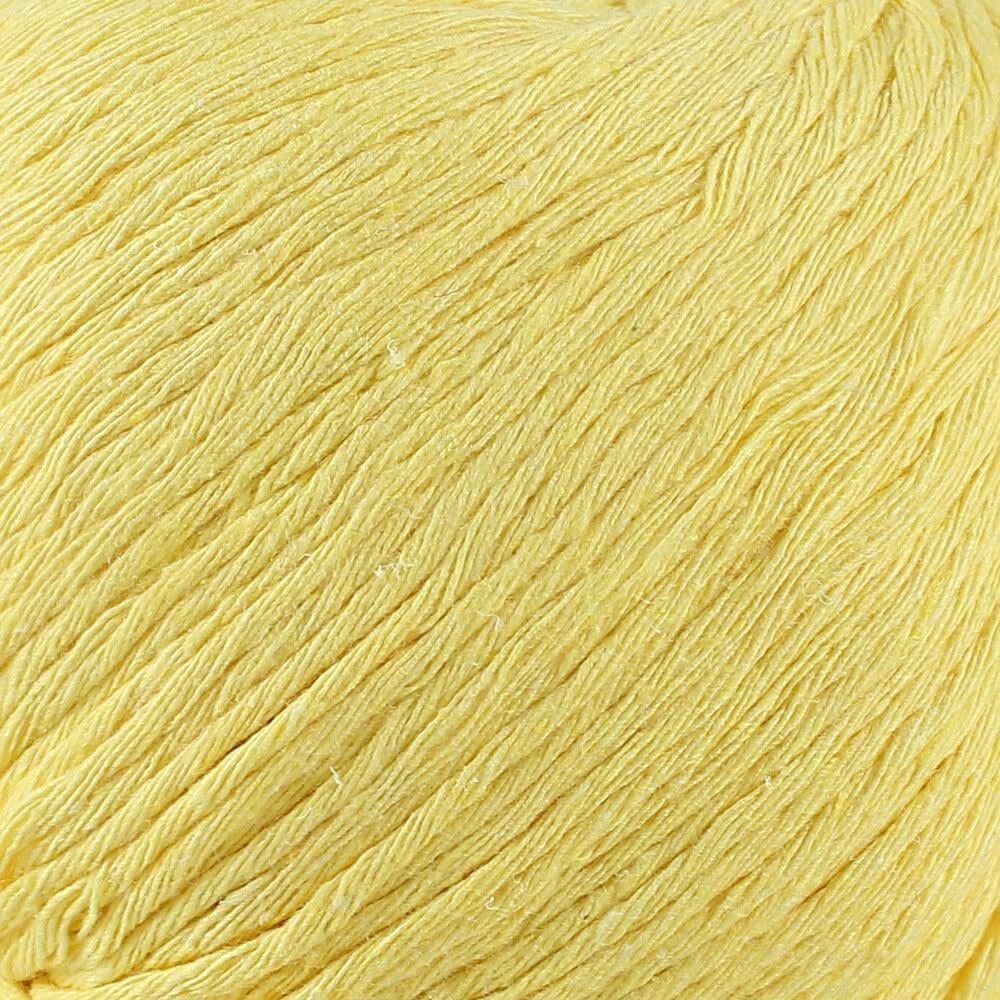 Loren Natural Cotton Pastel Sarı El Örgü İpi - R086 - 33915