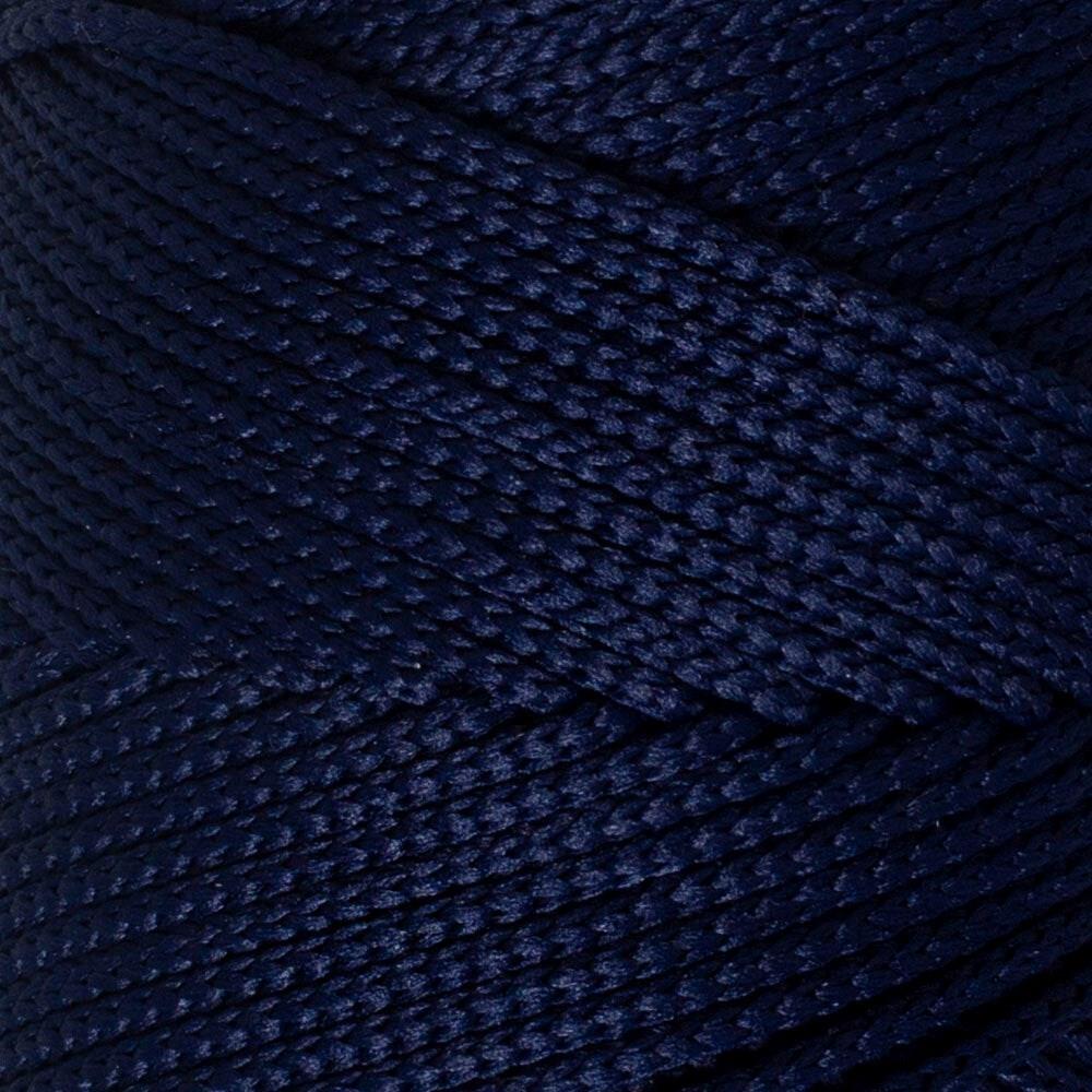 Loren Polyester Soft Macrame Koyu Lacivert El Örgü İpi - LM030 - 34436