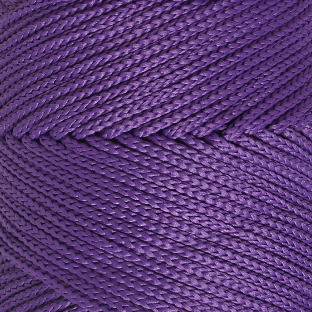 Loren Polyester Soft Macrame Koyu Mor El Örgü İpi - LM025 - 34434