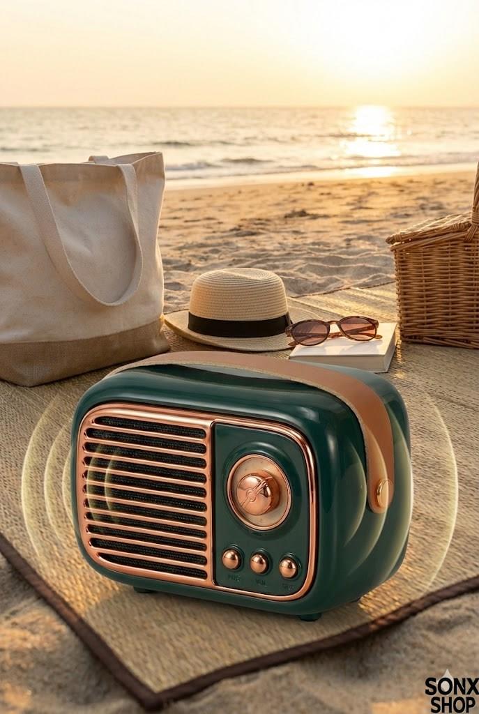 Nostaljik Retro Bluetooth Hoparlör