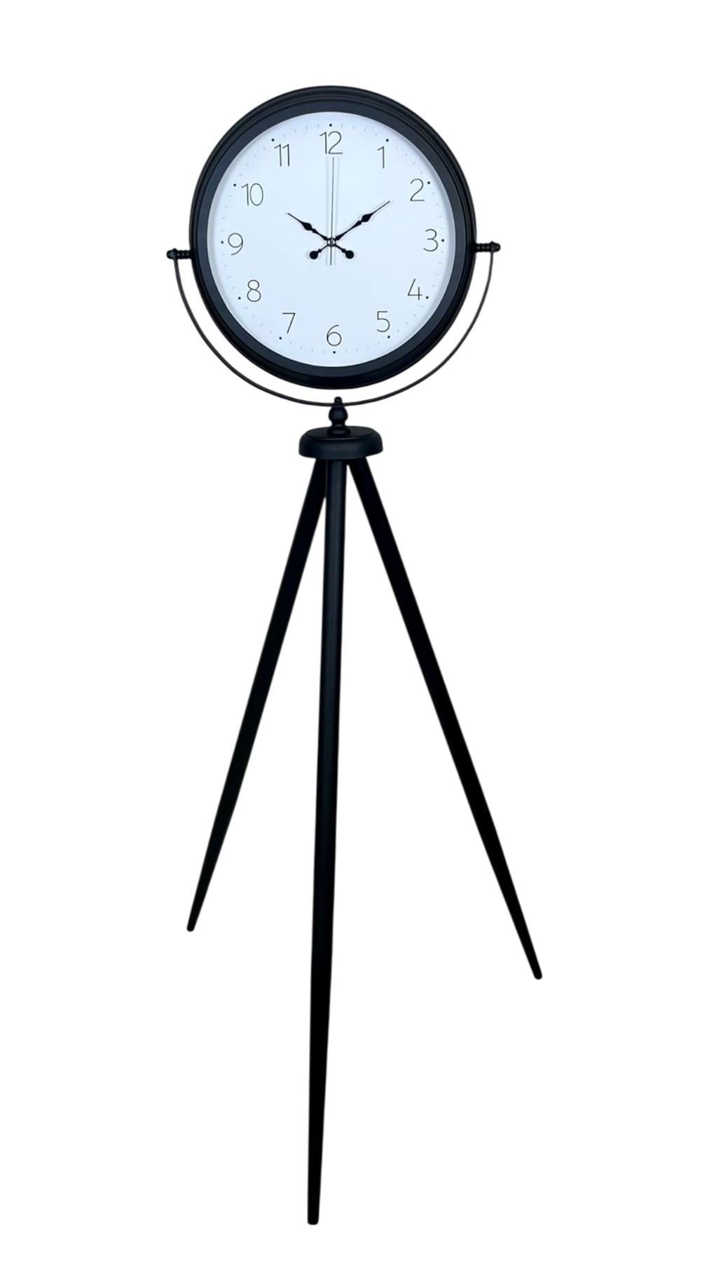 Pure Black Tripod Ayaklı Saat