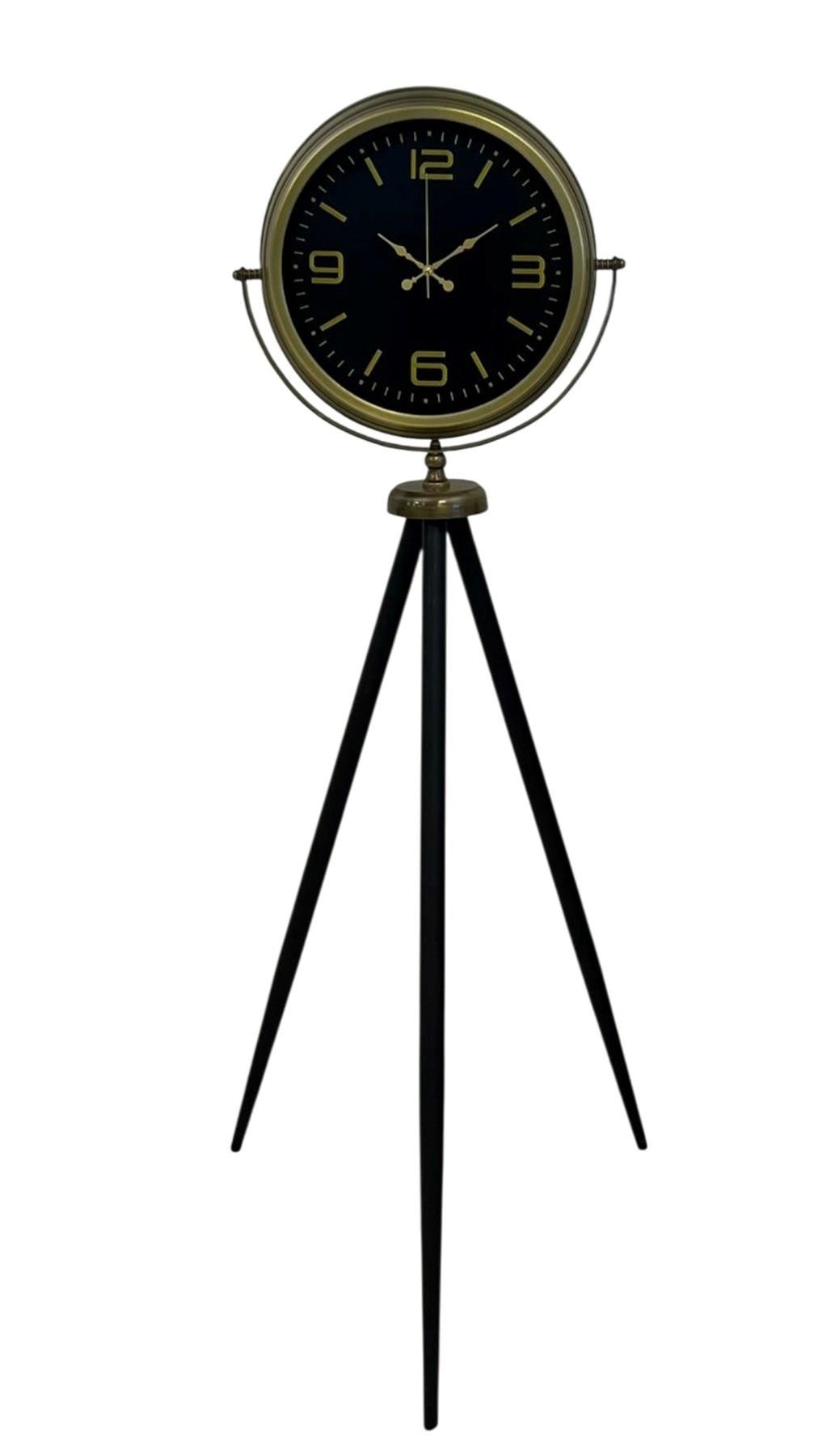 Zamanın Asaleti Eskitme Tripod Ayaklı Saat