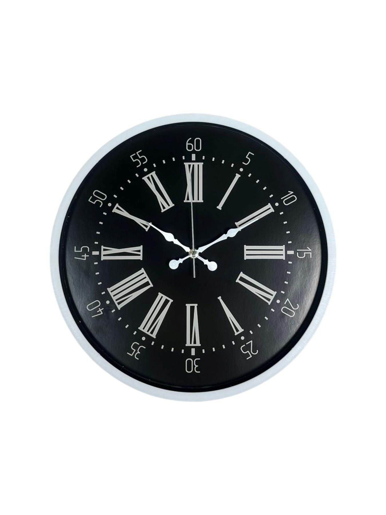 Zentime 36 Cm Beyaz Dekoratif Duvar Saati